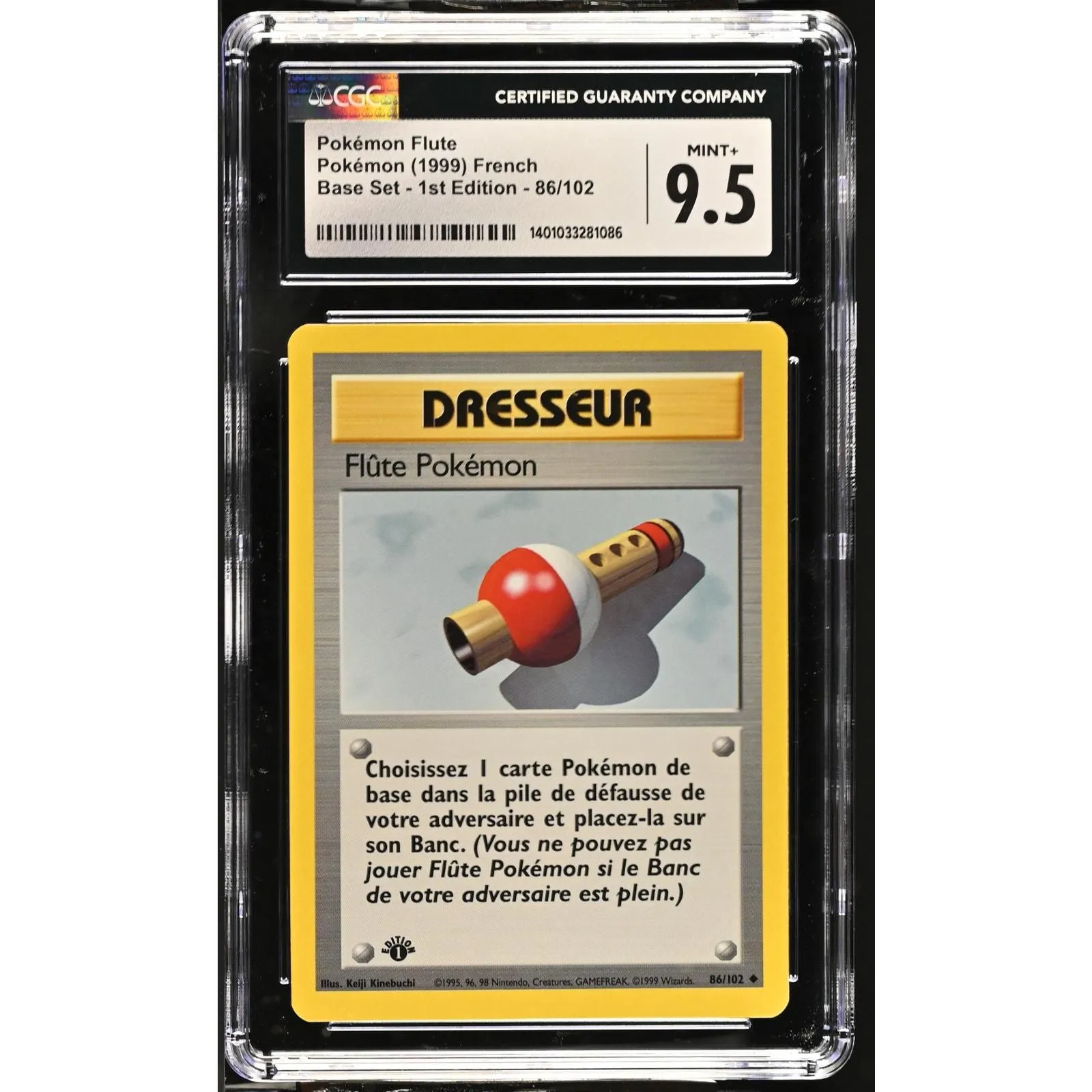 pokemon flute card Pokmon  Base Set First Edition #86(Shadowless) You may choose any number of Basic Pokemon you find there and put those Pokemon onto their Bench Added this beautiful card to
