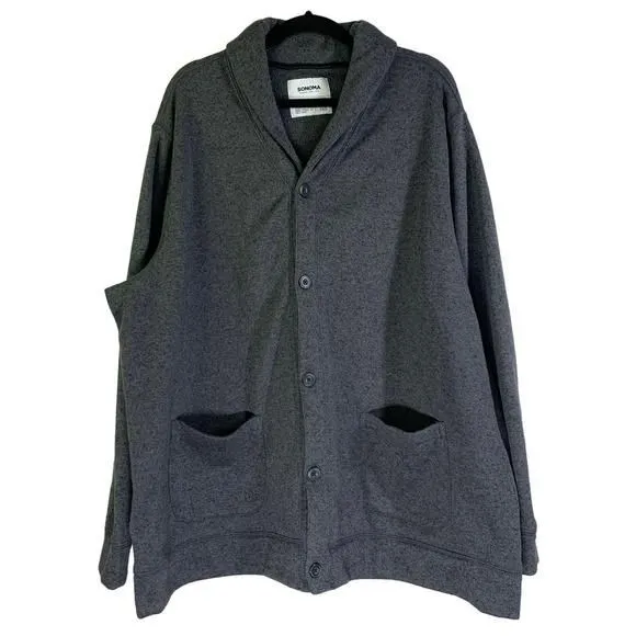 Product image for SONOMA Gray Button Front Cardigan Sweater‎