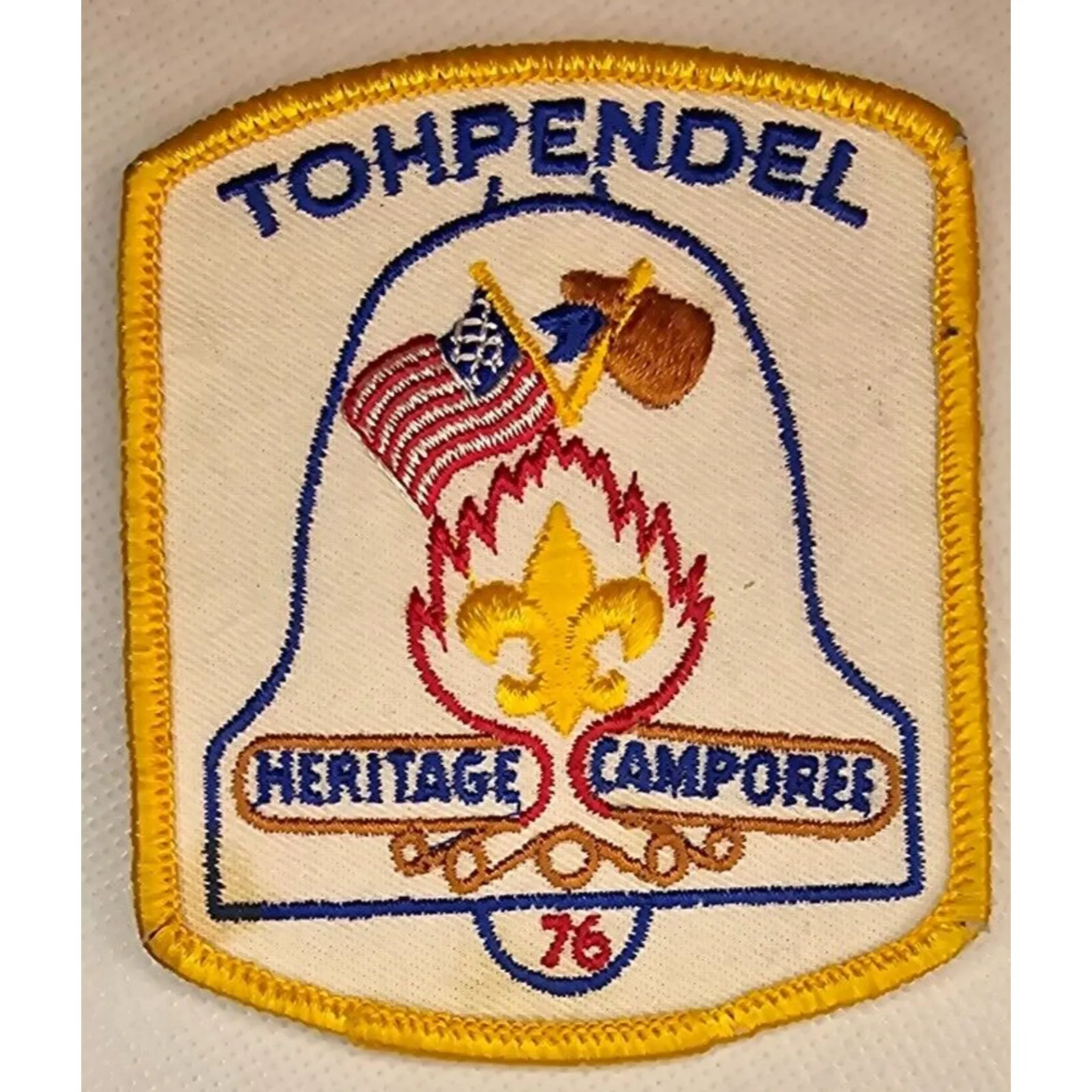 Product image for Vintage 1976 Tohpendel Heritage Camporee Boy Scouts Patch