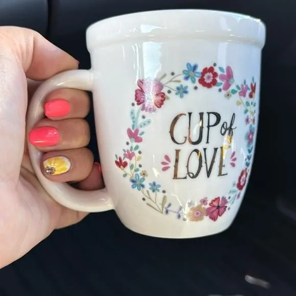 Product image for Natural Life Floral Cup of Love Mug