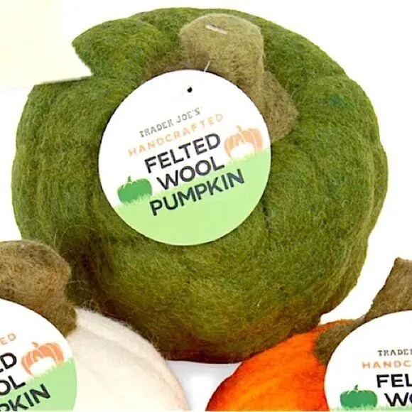 Trader Joe’s Felted Wool Pumpkin - Thumbnail 5