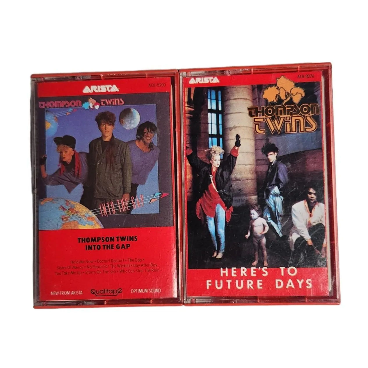 Product image for Thompson Twins Into The Gap, Here's To The Future Cassette Tested 80s Pre-owned 