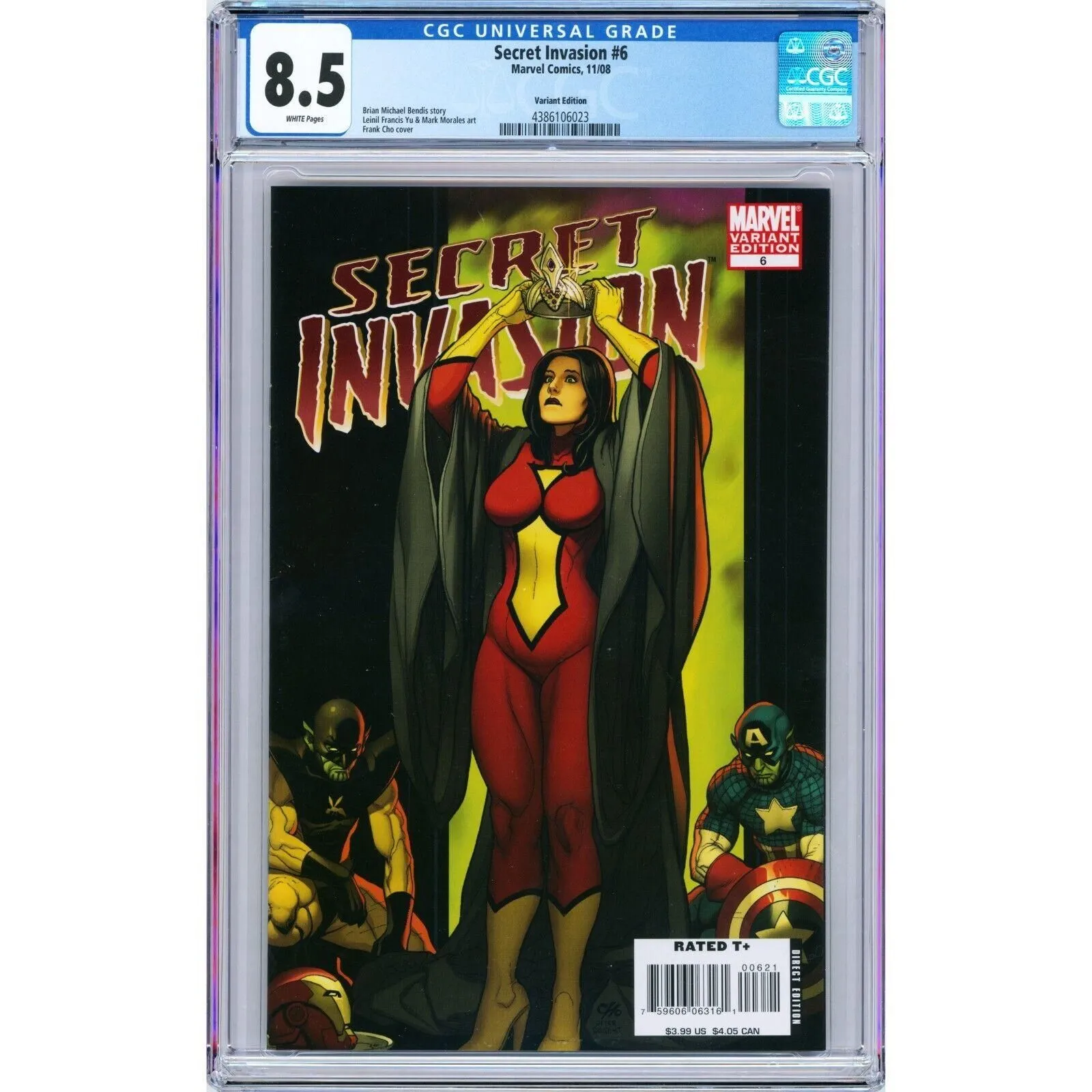 Product image for Secret Invasion #6 2008 Marvel CGC 8.5 [Frank Cho cover]