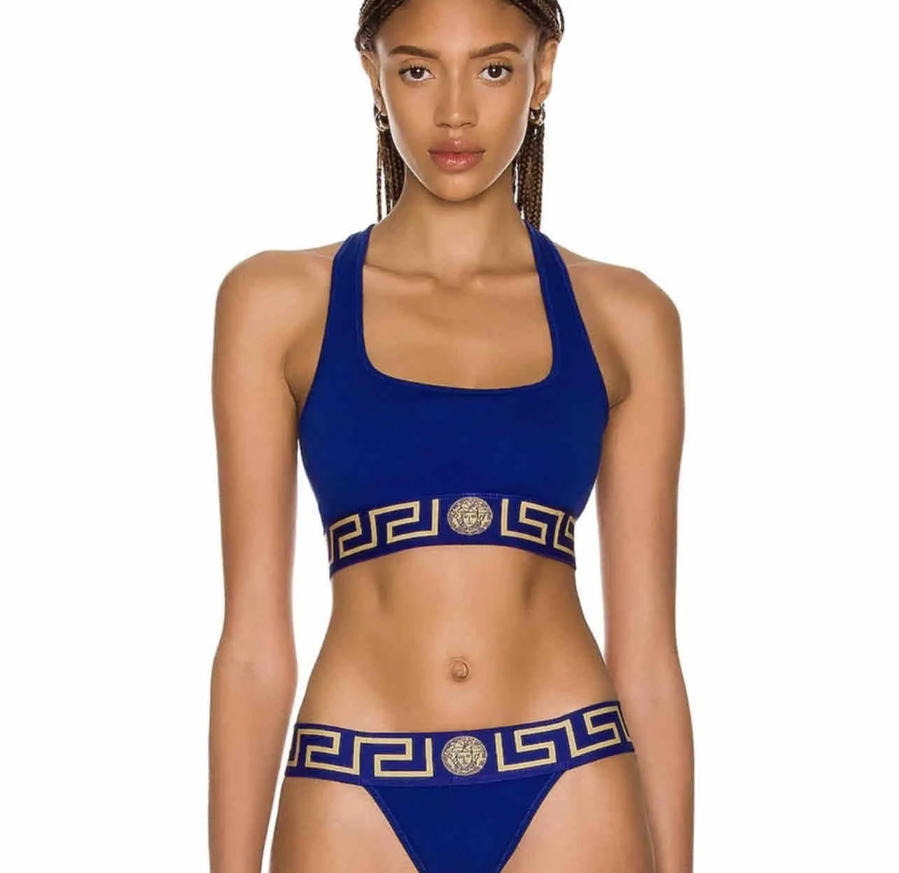 Product image for NWT Versace Greca Border Sports Bra
