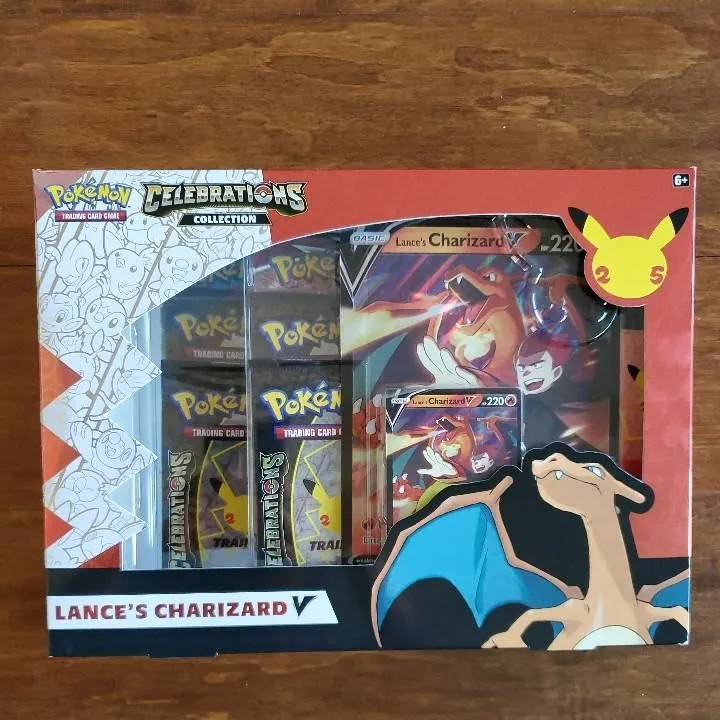 Product image for Pokemon TCG Celebrations Collections (Lance’s Charizard)