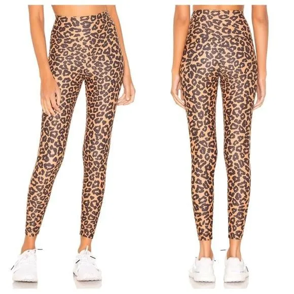 Product image for Beach Riot Leopard Print Leggings, EUC, Size L
