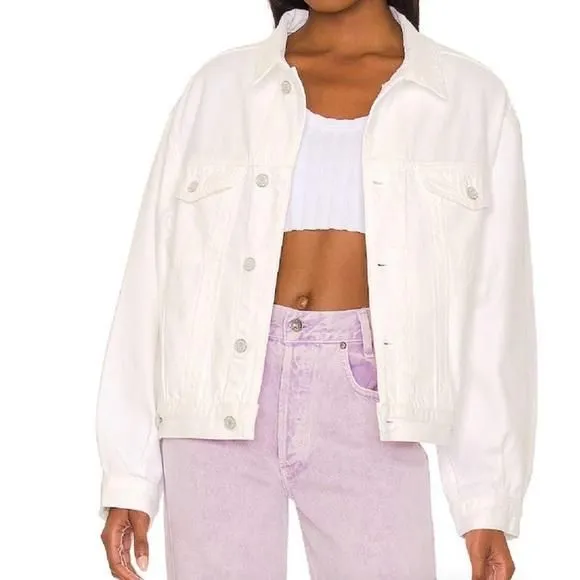 Product image for NWT! AGOLDE CHARLIE OVERSIZED DENIM JACKET