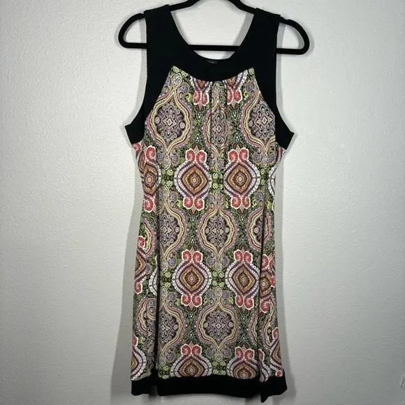 Product image for Style & Co Boho Print Dress Size Large