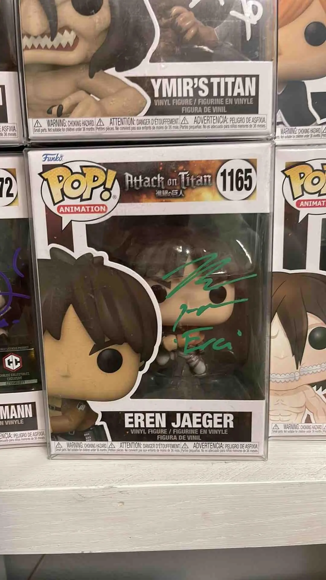 Product image for Autographed Eren Jaeger 1165