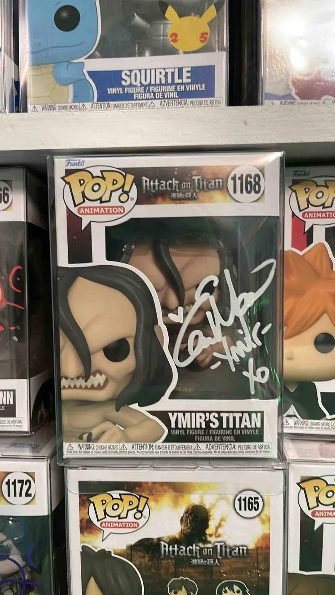 Product image for Autographed Ymir’s Titan Funko 1168