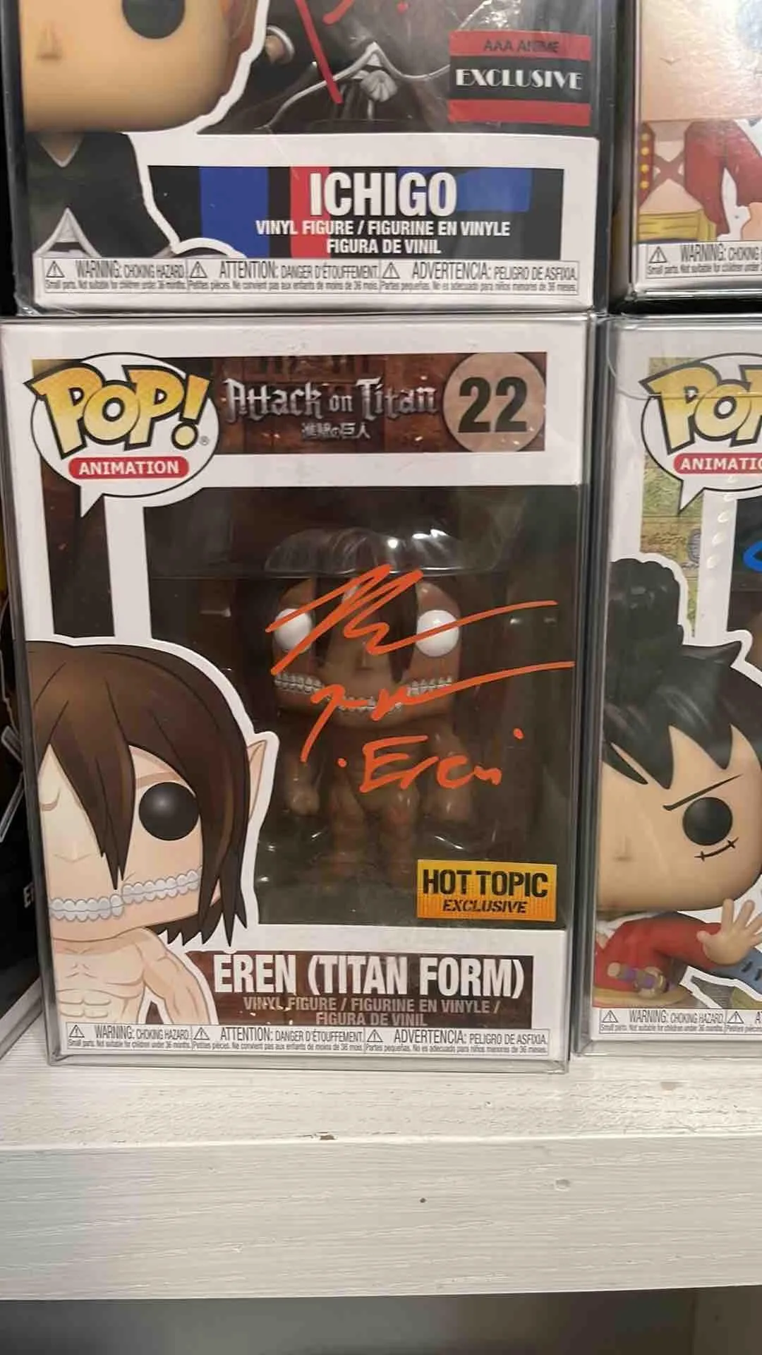 Product image for Autographed Eren (titan form) 22