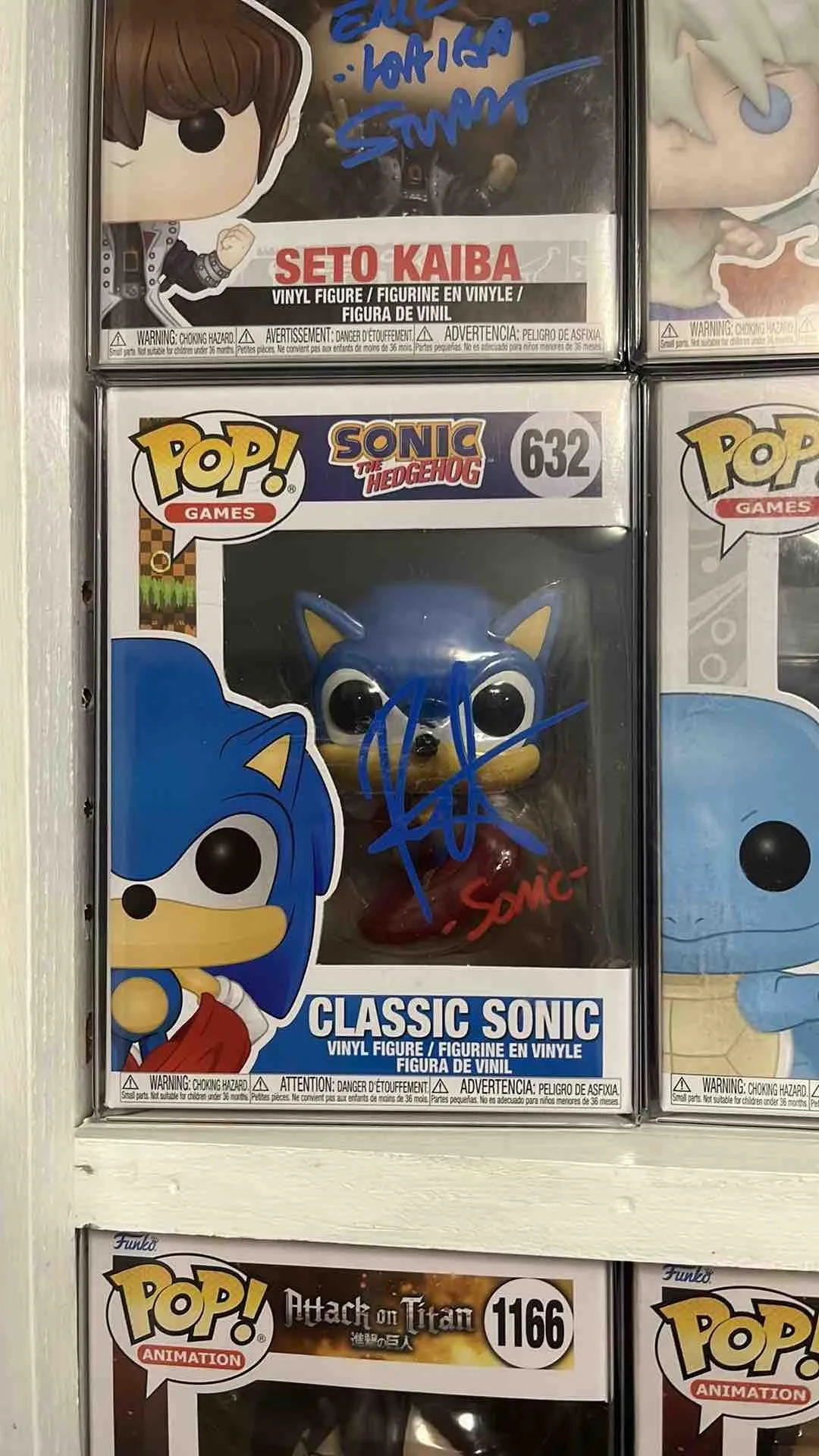 Product image for Autographed Classic Sonic Funko 632