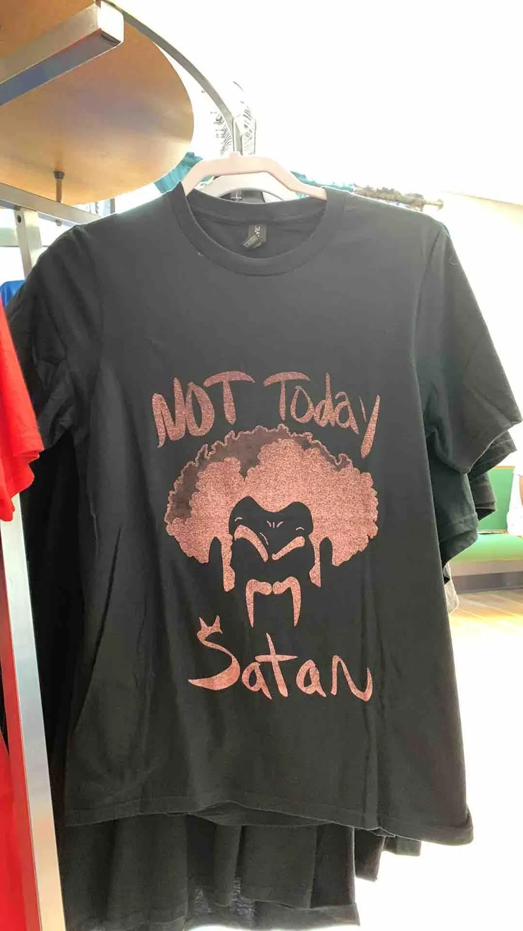 Product image for Small Not Today Mr. Satan Shirt