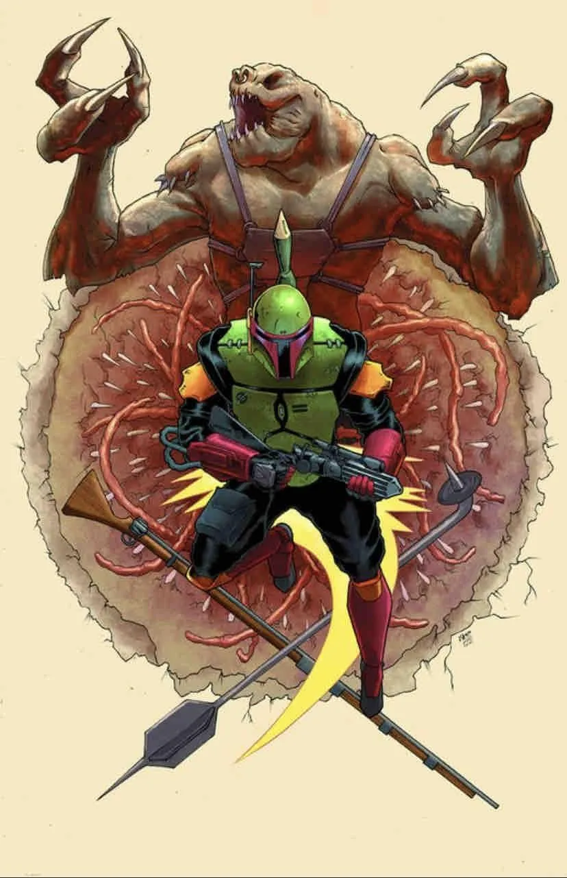 Product image for 11/17 Signed Boba Fett Fan Art Print