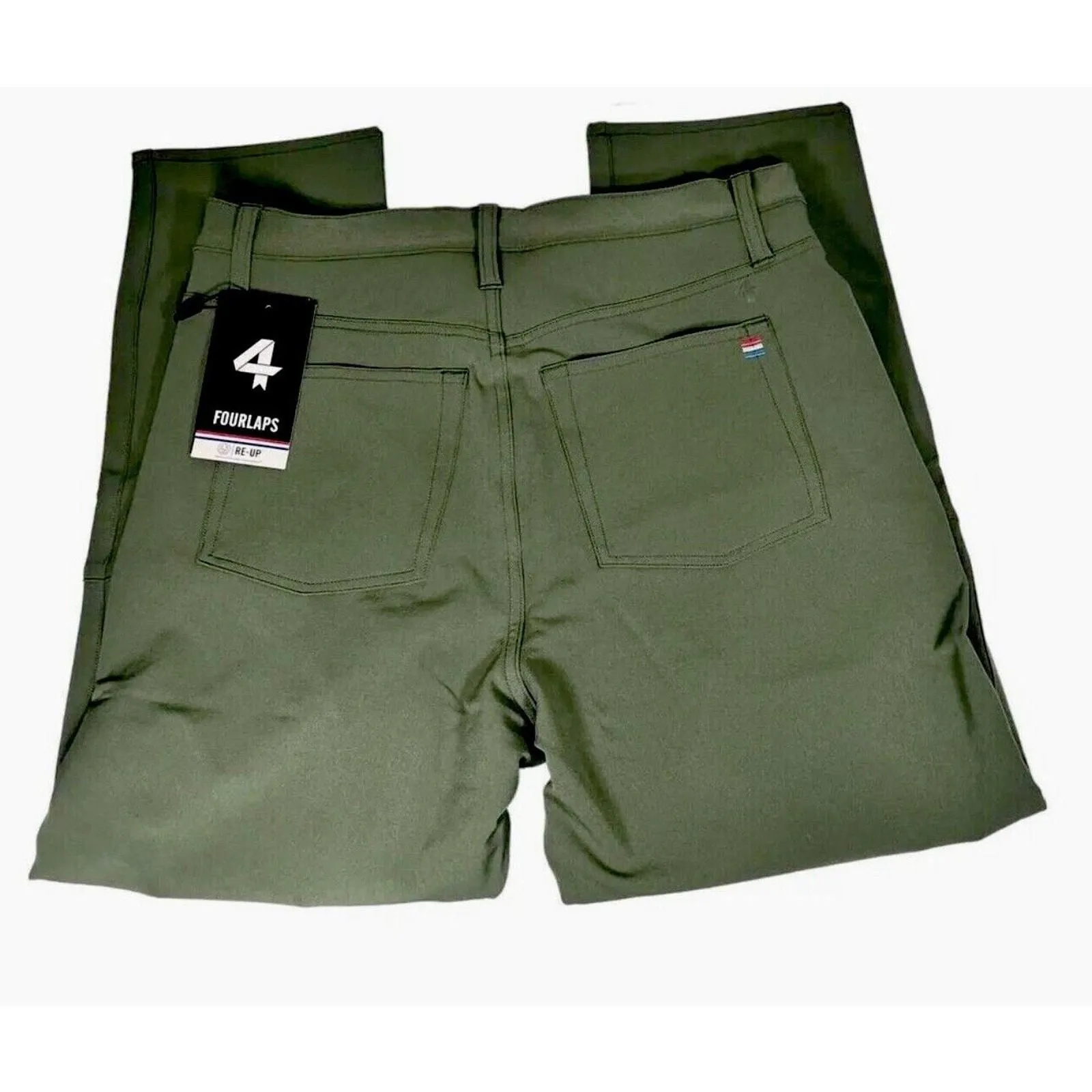 Product image for Fourlaps Athletic Evolve Regular Length Pants, Thyme Stretch Women's Size 8 Reg