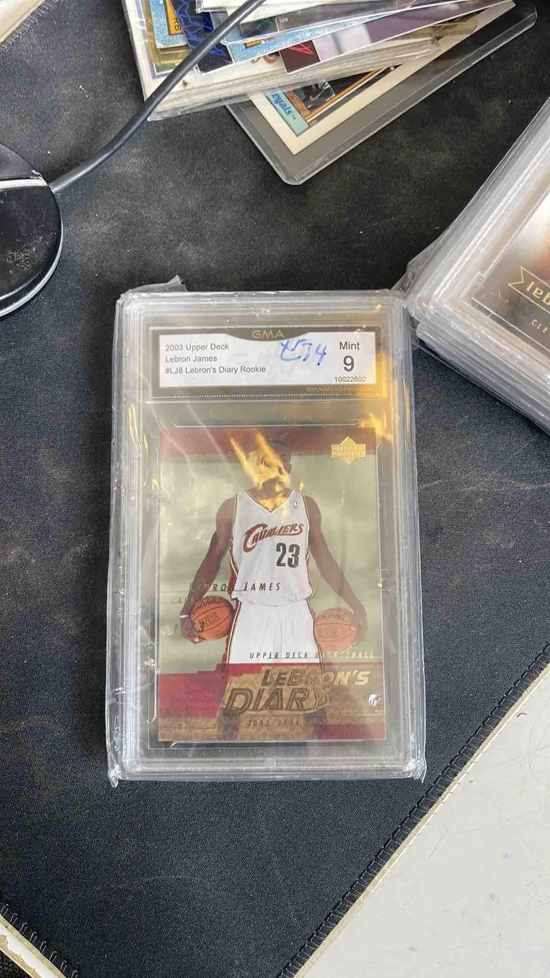 Product image for 2003-04 Upper Deck - LeBron's Diary #LJ8 LeBron James Rookie Cleveland Cavaliers