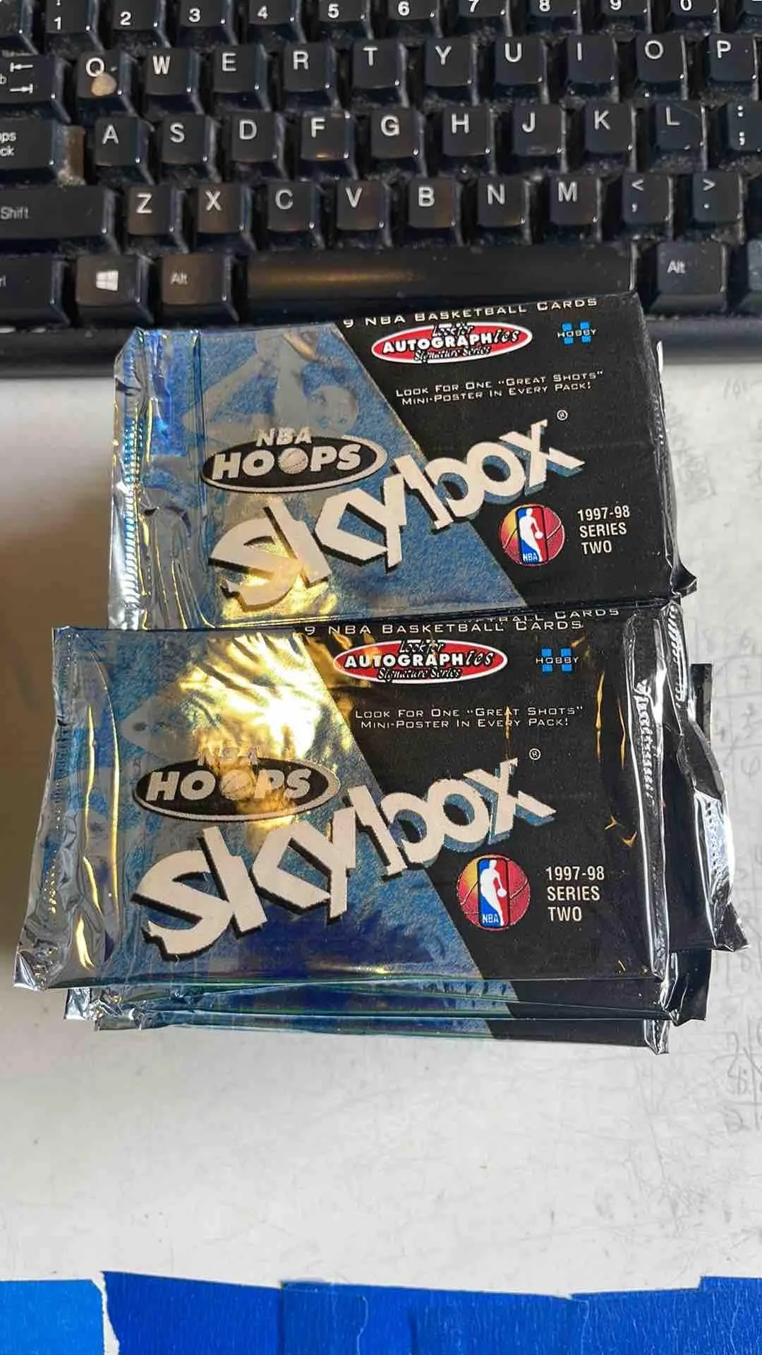 Product image for 1997-98 SKYBOX PREMIUM SERIES 2 HOBBY PACK (Rarest) Factory Sealed / New