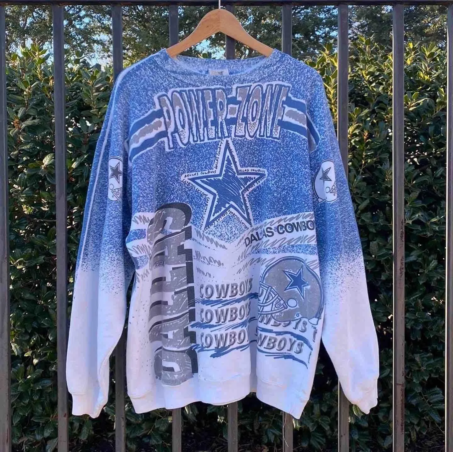 Product image for Dallas Cowboys Crewneck Magic Johnson TS AOP