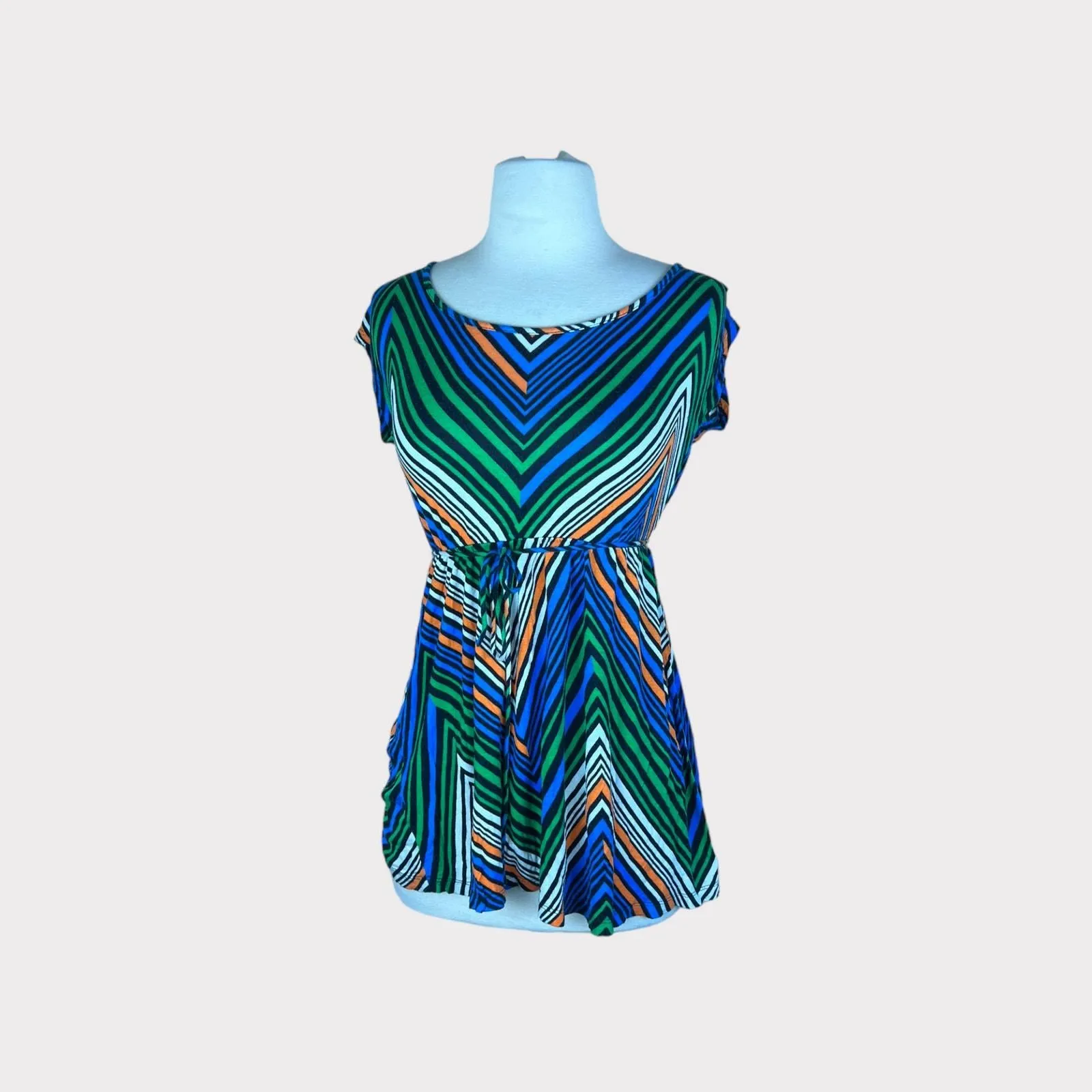 Product image for Living Doll | Boho Retro Cross Back Blouse | Medium 