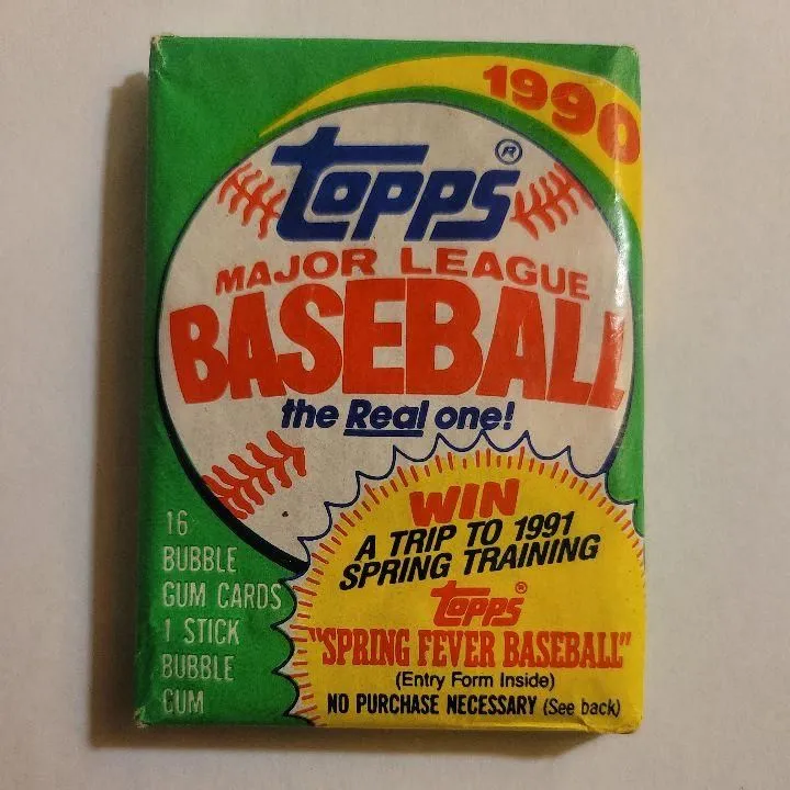 Product image for 1990 Topps MLB Baseball Wax Pack
