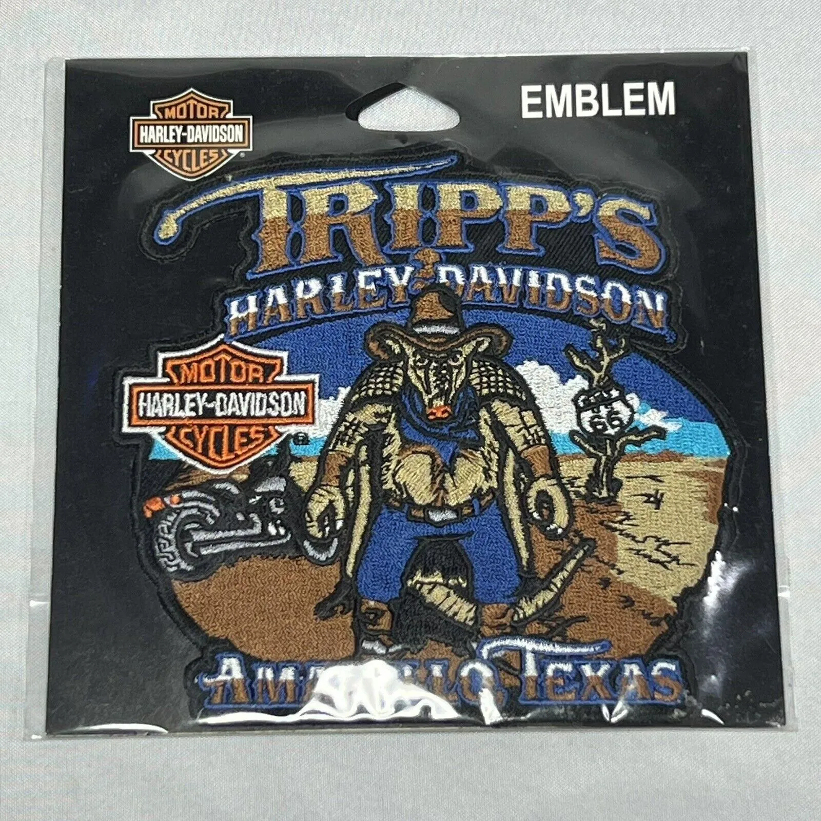 Product image for Harley Davidson Tripp's Amarillo Texas Emblem