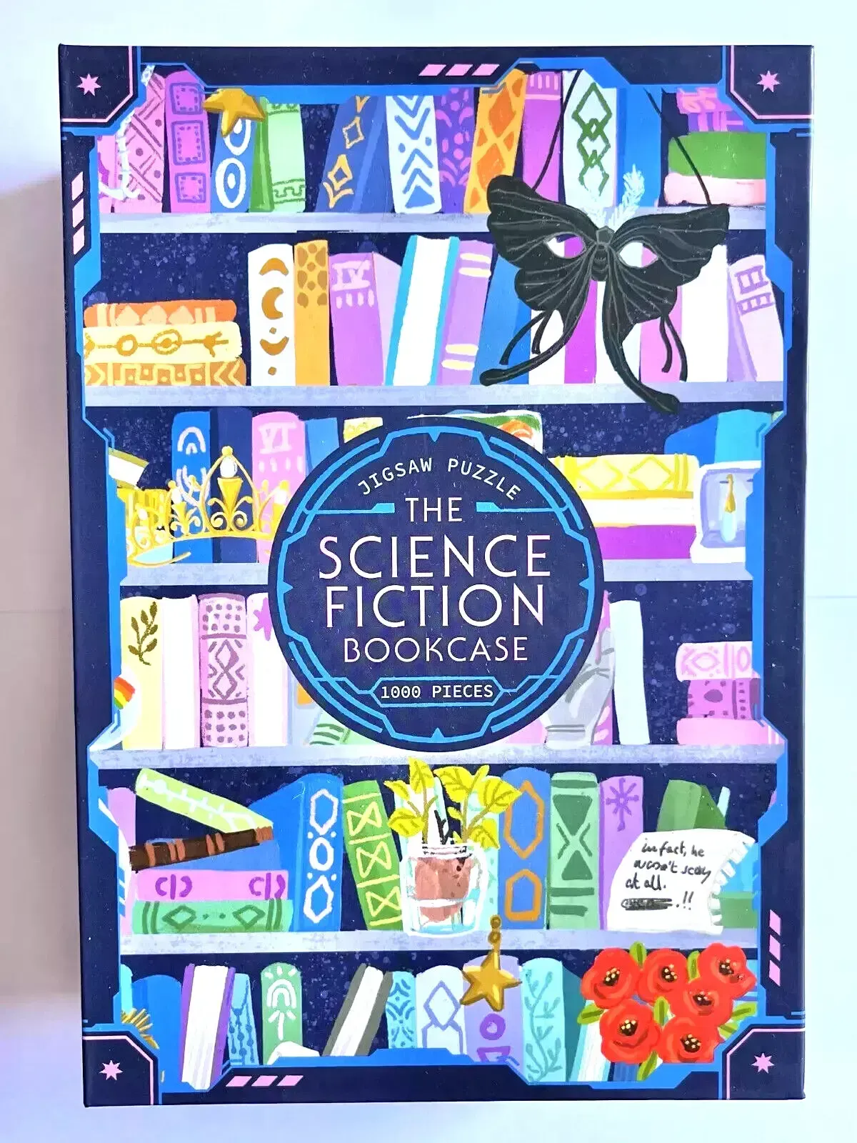 Product image for Sci-Fi Bookcase Puzzle – 1000 Pieces (Illumicrate)