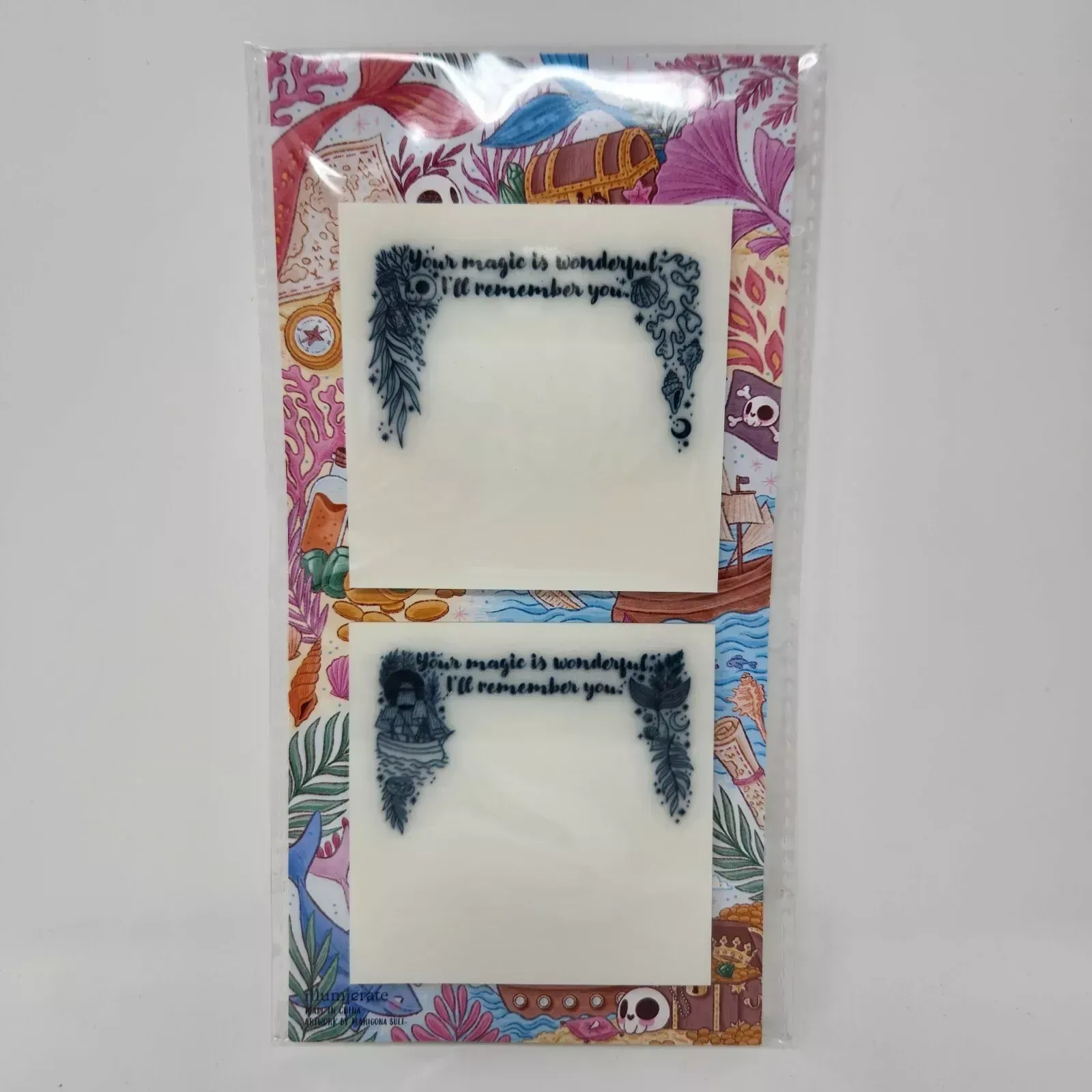 Product image for Under the Sea Transparent Sticky Notes (Illumicrate)