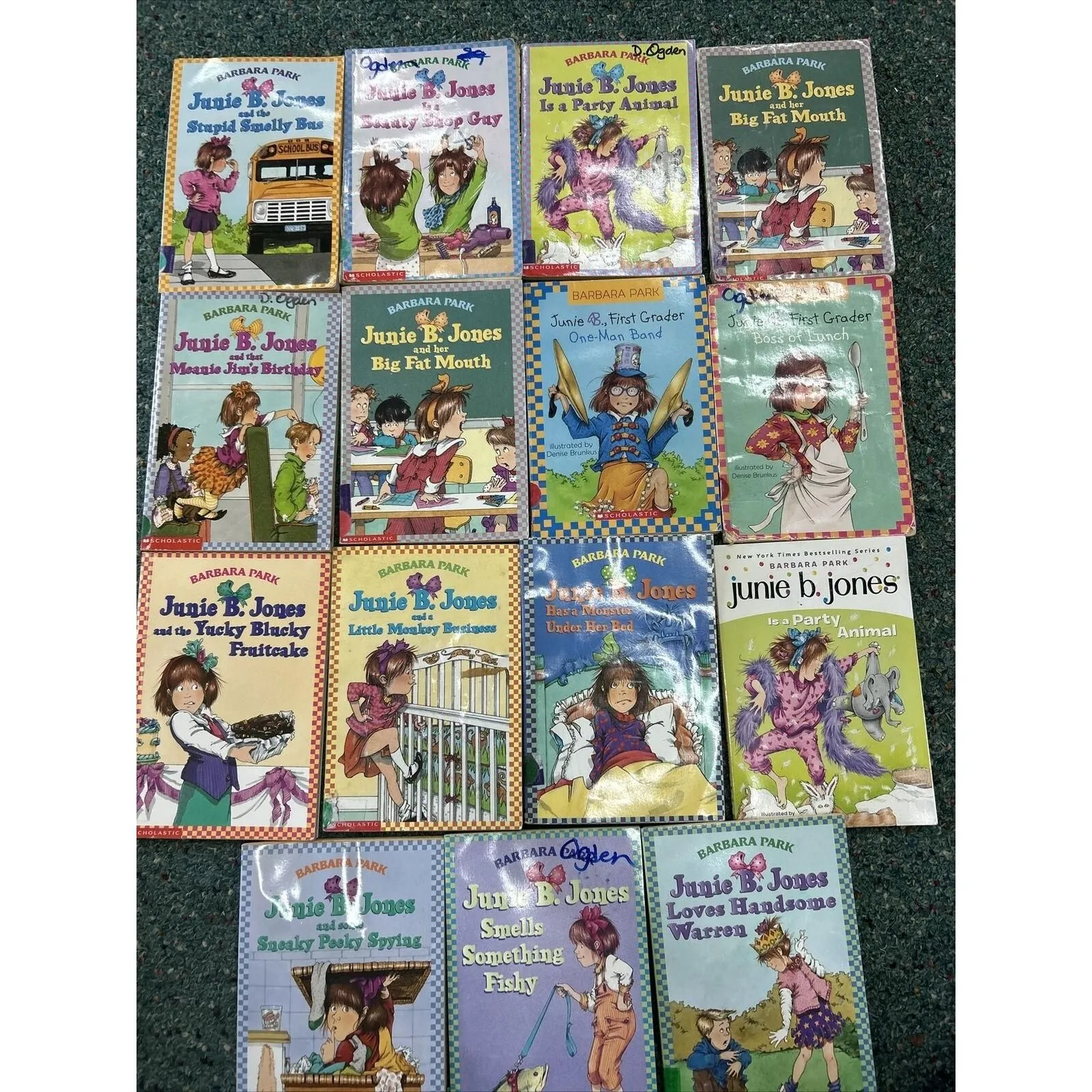 Product image for Junie B Jones By Barbara Parks Lot Of Children’s Paperback Books Lot Of 15