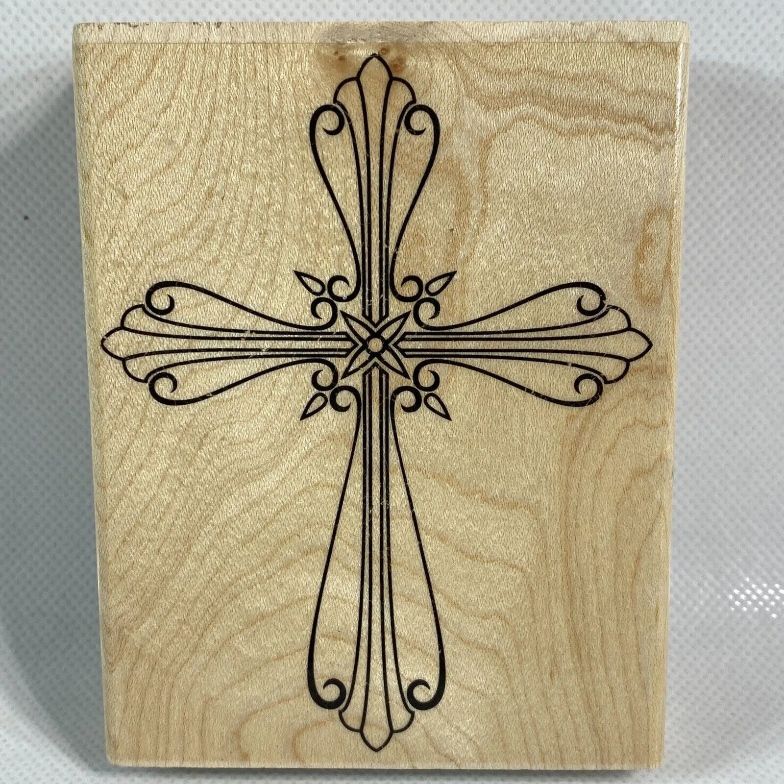 Product image for Stampabilities Ornate Cross JR1054 Rubber Stamp