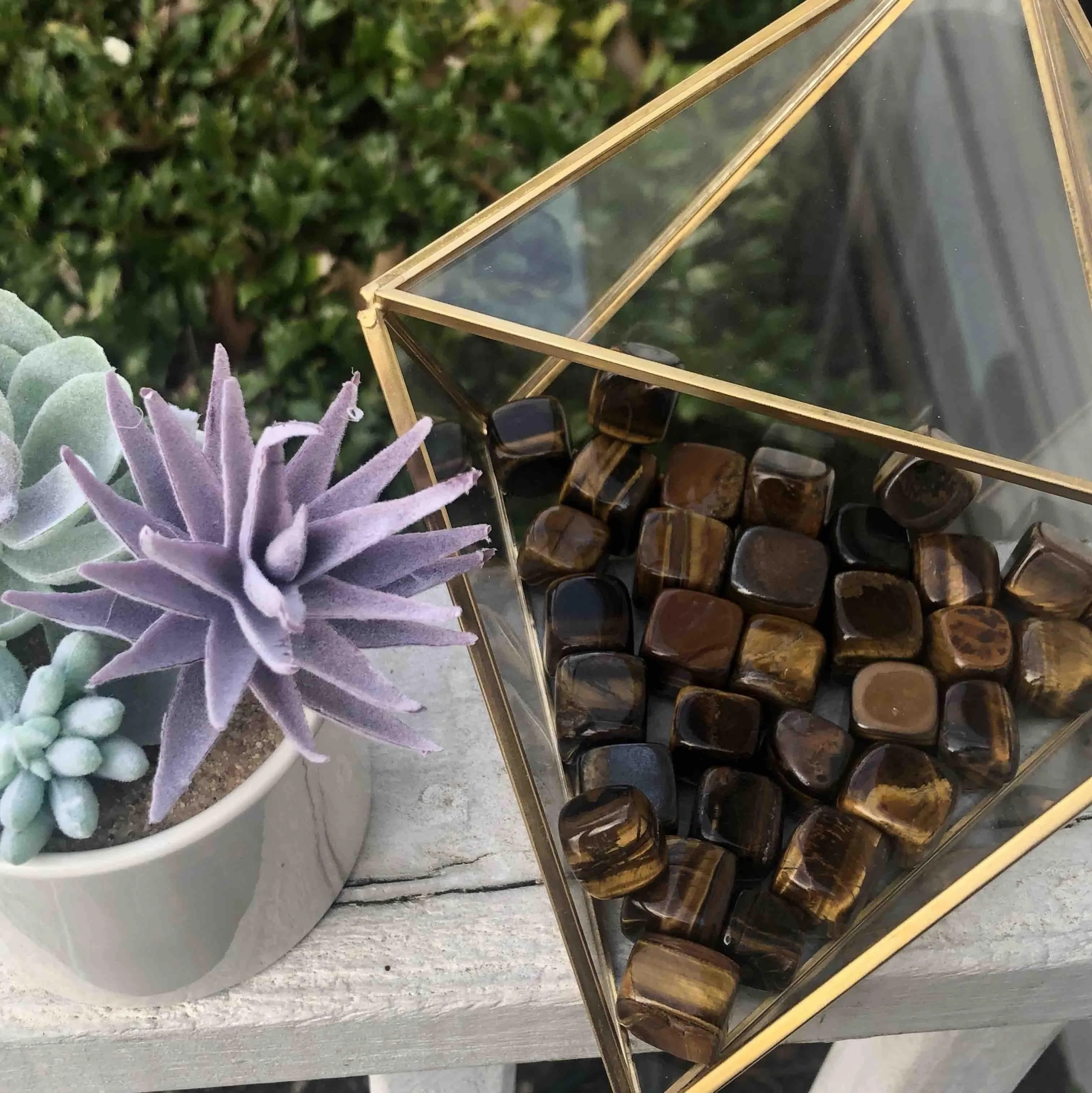 Product image for Tiger eye cube
