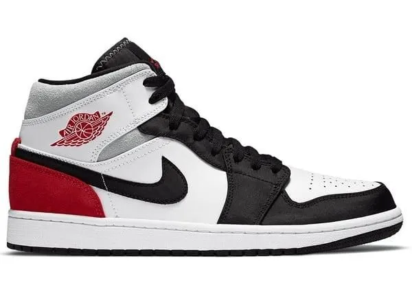 Product image for Jordan 1 Mid SE Red Black Toe - 6 - New - OSI