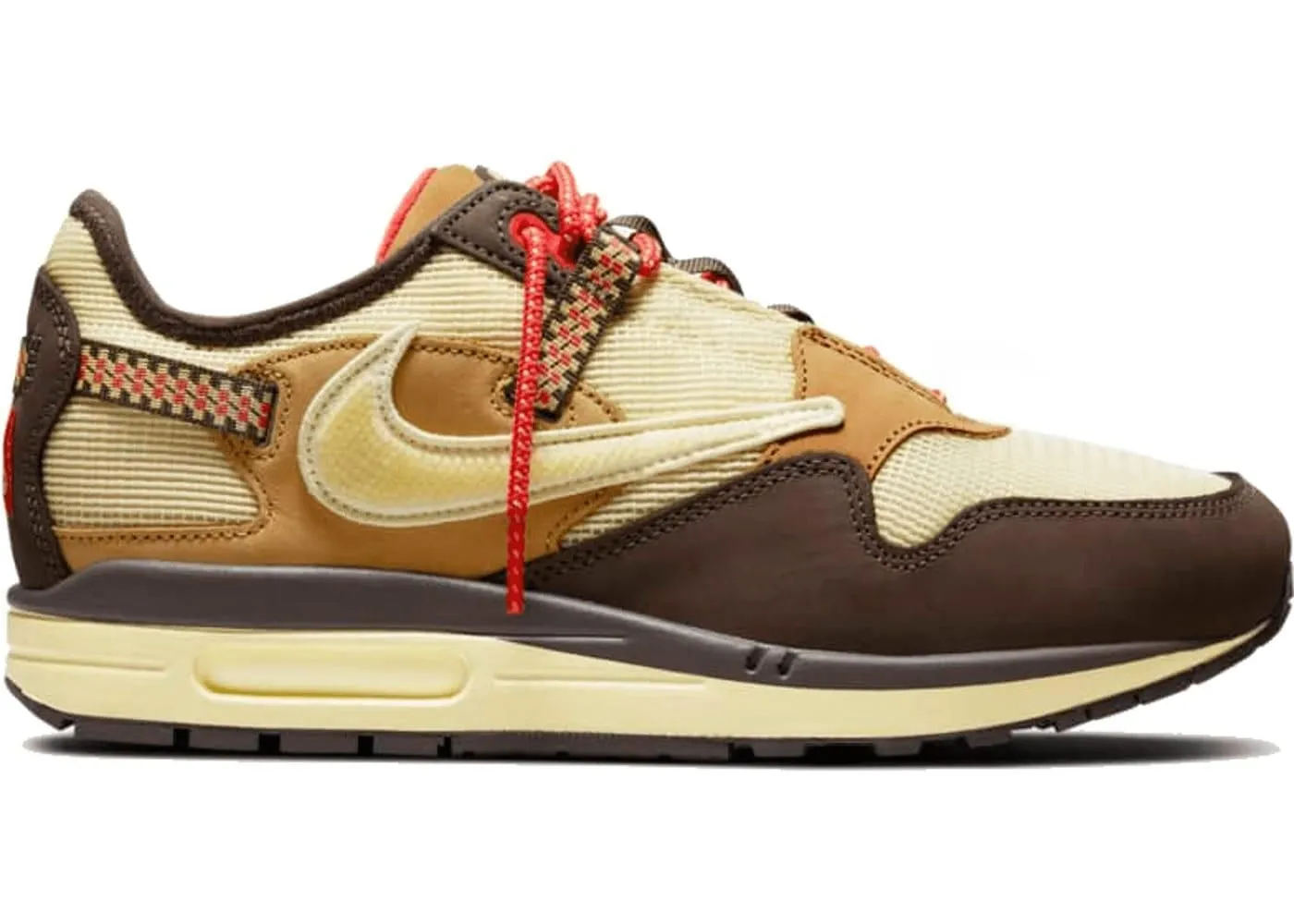 Product image for Nike Air Max 1 Travis Scott Cactus Jack Baroque Brown - 5 - Used - OSU
