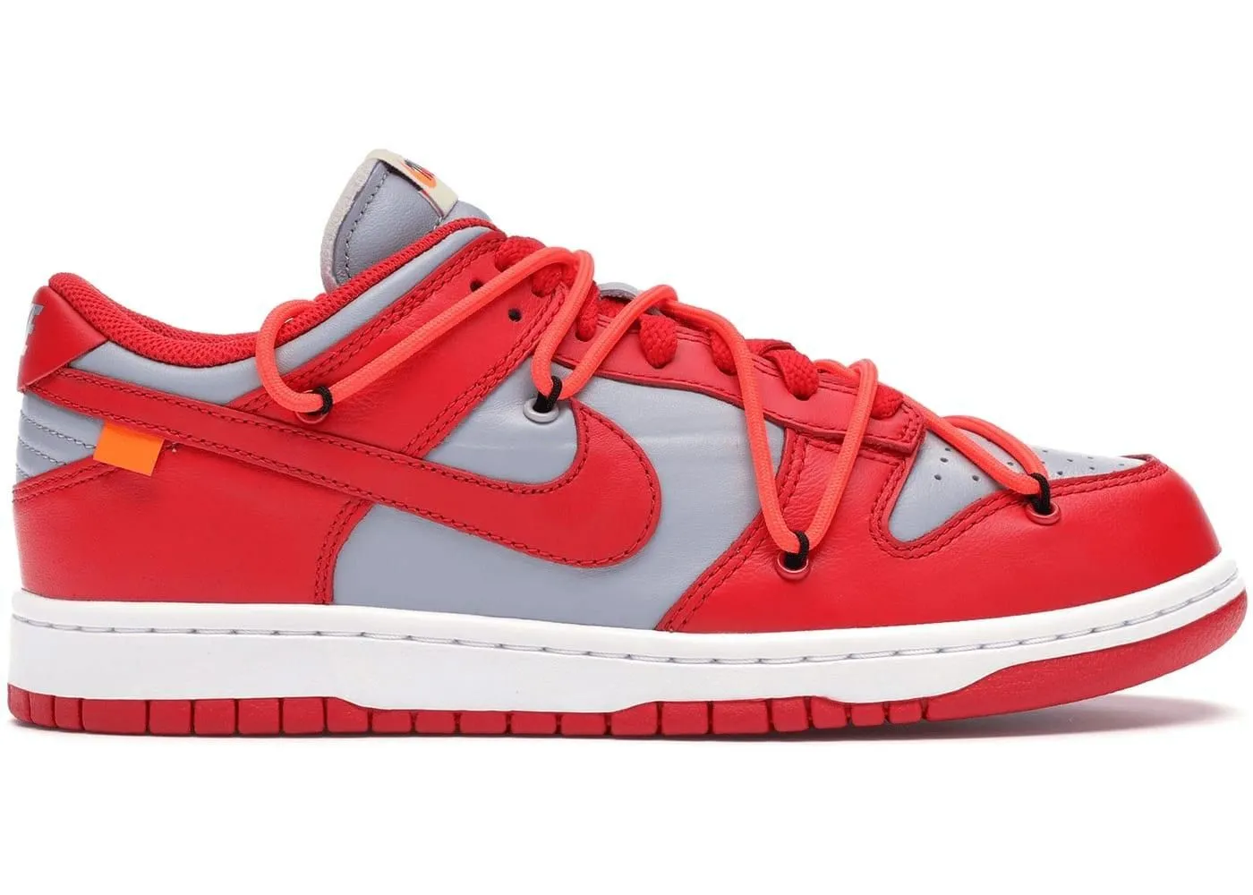 Product image for Nike Dunk Low Off-White University Red - 9 - New - OSI