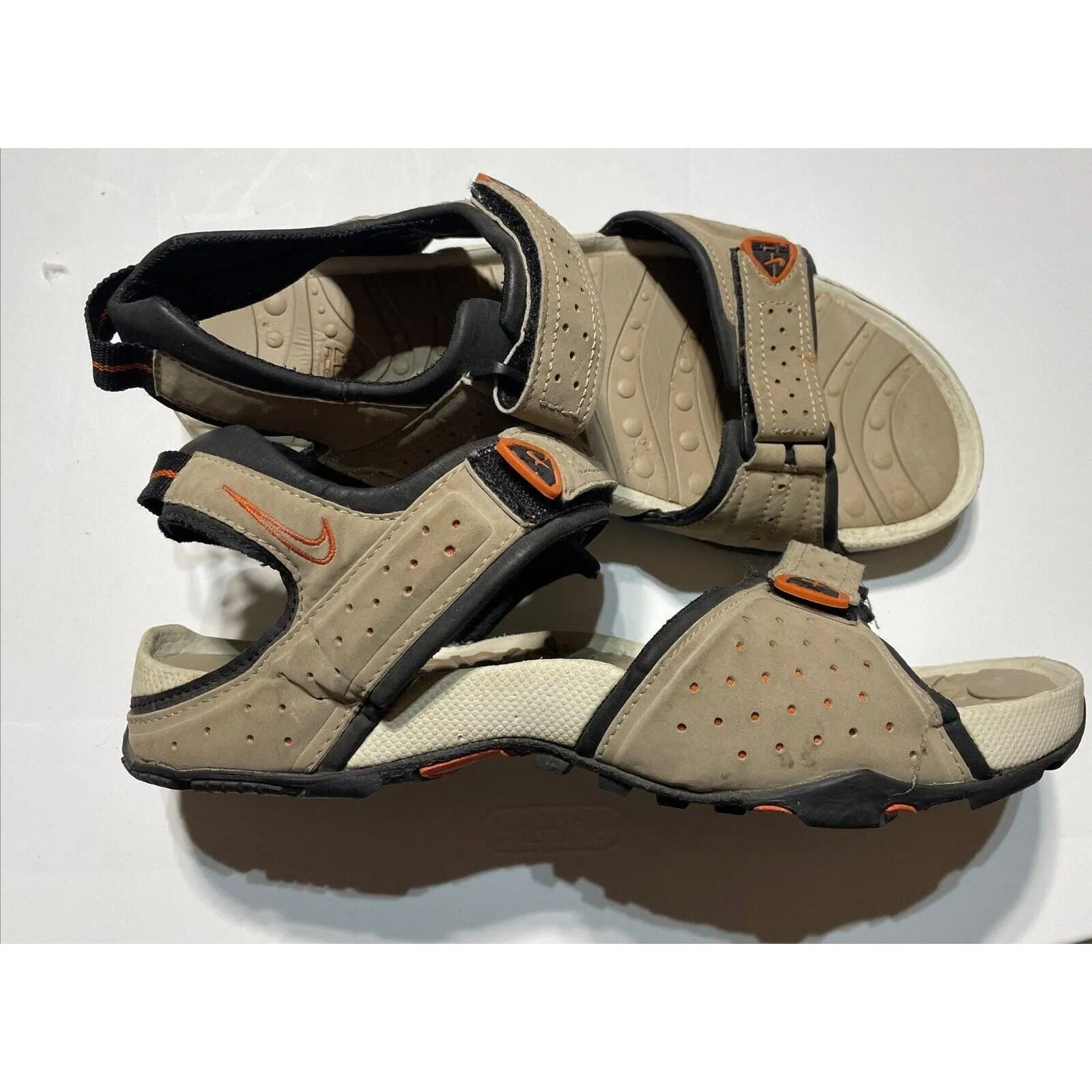Product image for Nike ACG Straprunner Sandals Mens 10 Athletic Black 305323 Hook And Loop Sports