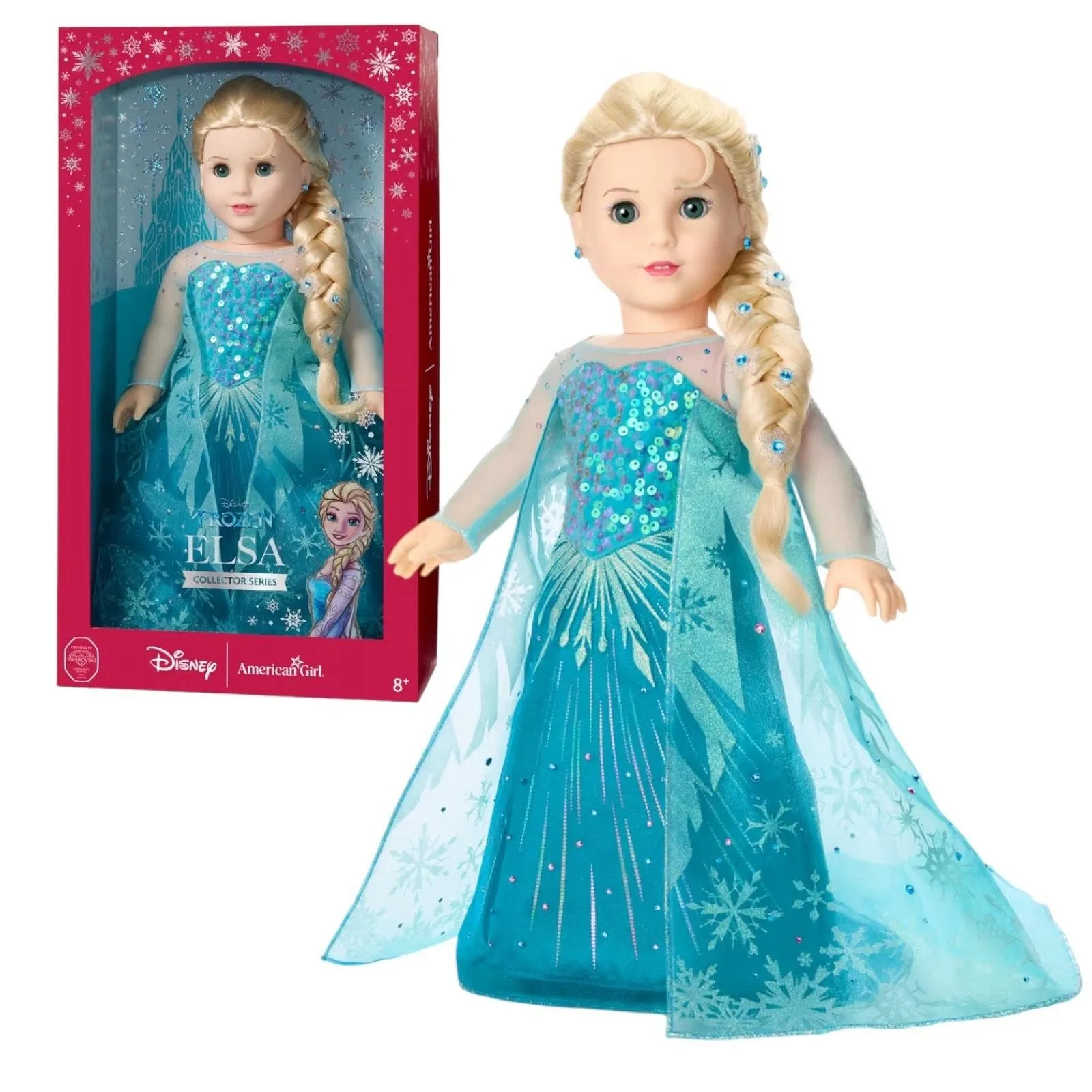 elsa doll green dress Disney Frozen Elsa Getting Ready Doll main image 1