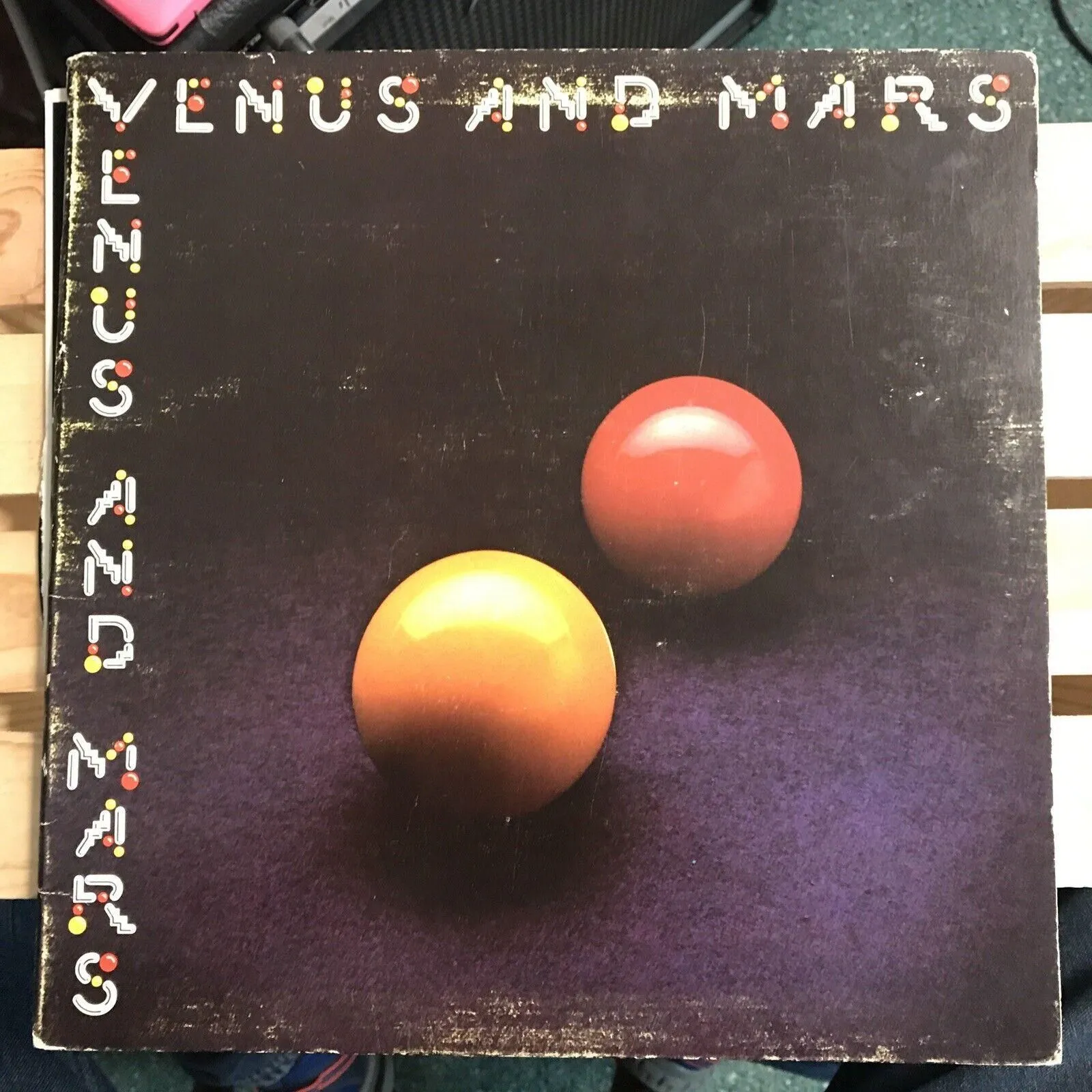 Product image for WINGS Venus And Mars with Mint Poster 12" Vinyl Record LP Album