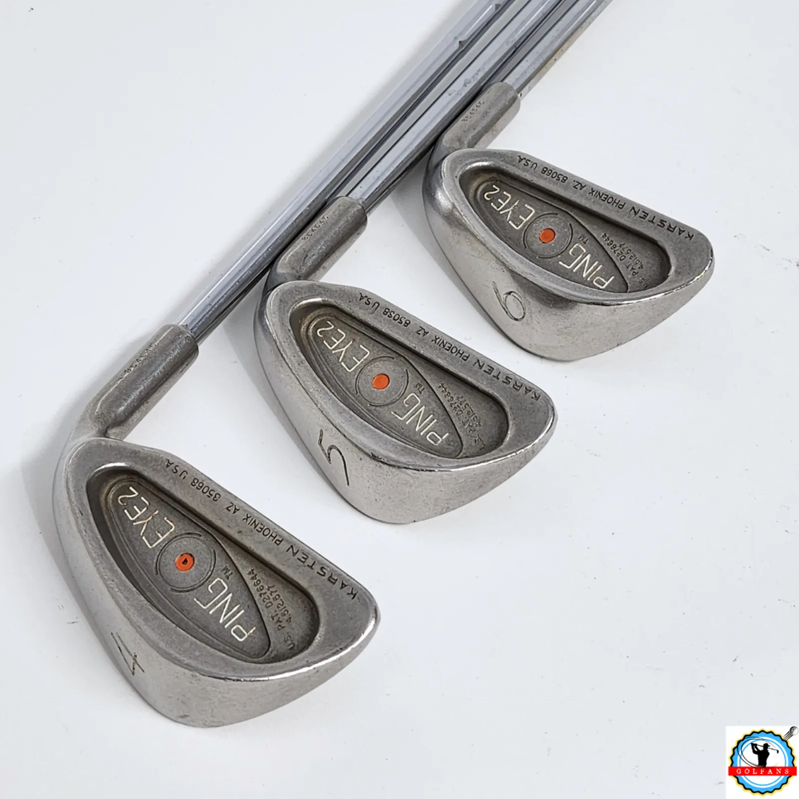 PING Karsten I Orange Dot 4 Iron Stiff Steel Flex Shaft Royal Grip Grip