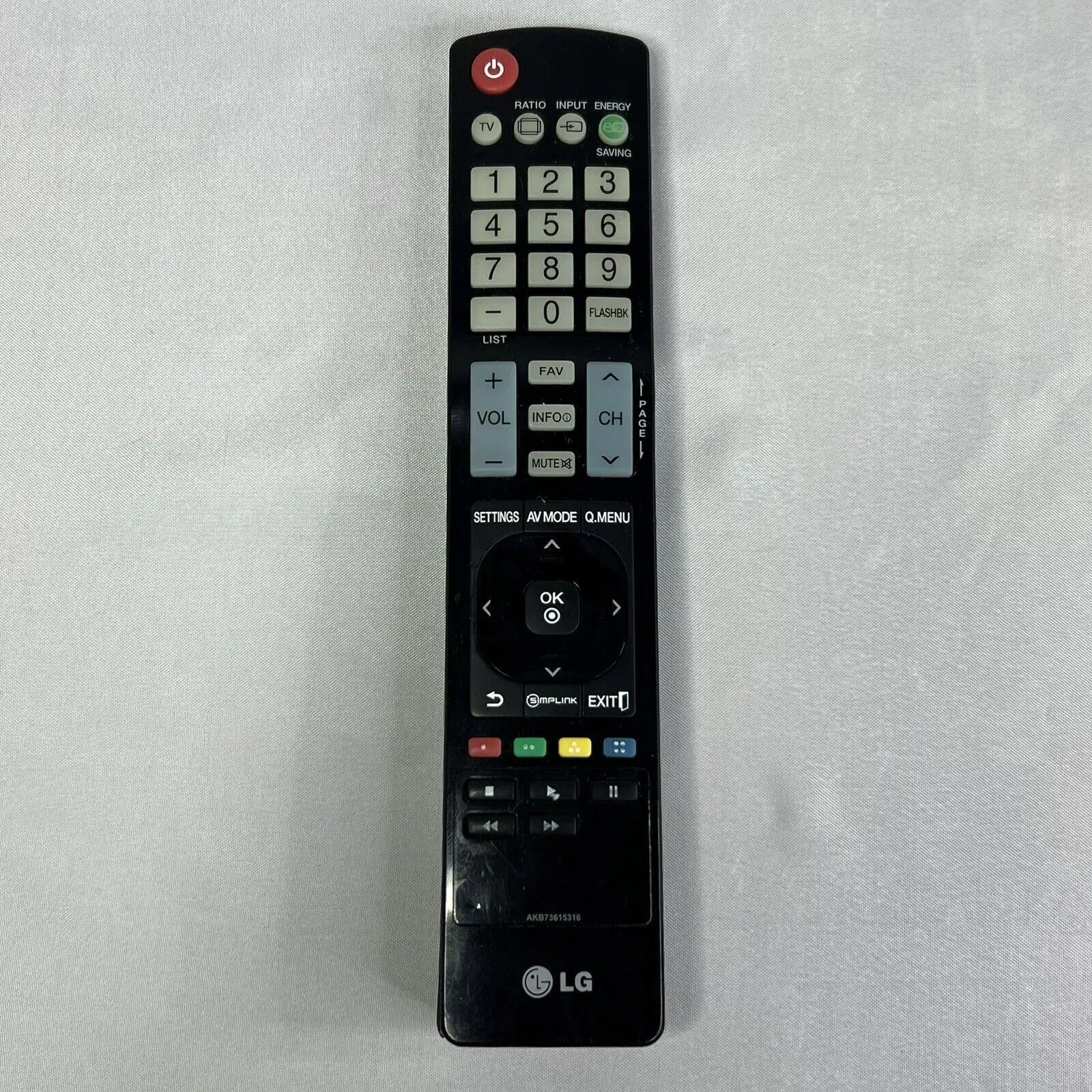 Product image for Genuine AKB73615316 Remote Control For LG TV 32LS5600 37LS5600 42LS5600 47LS5600