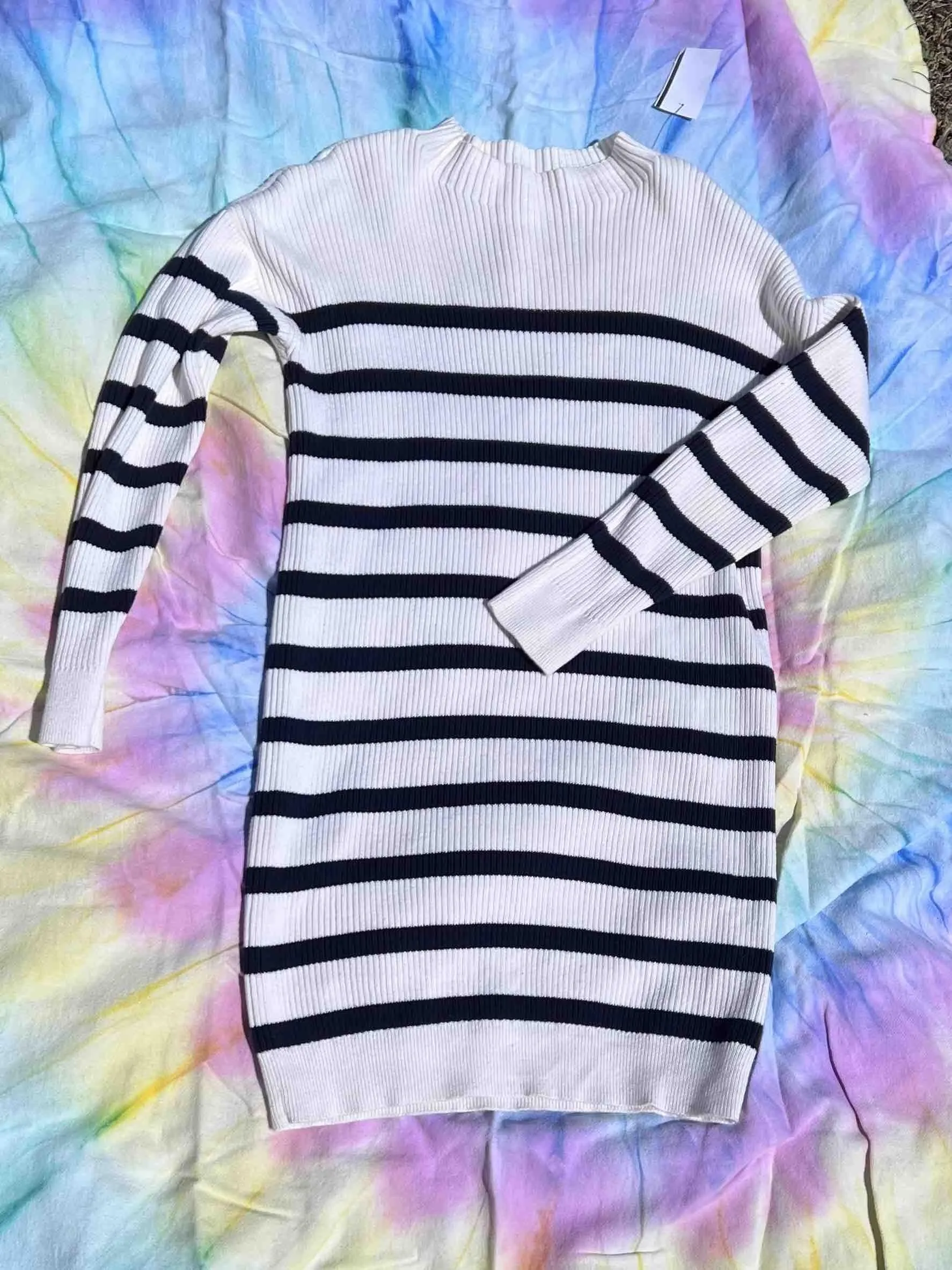 Product image for Gap Kids white and black sweater dress large
