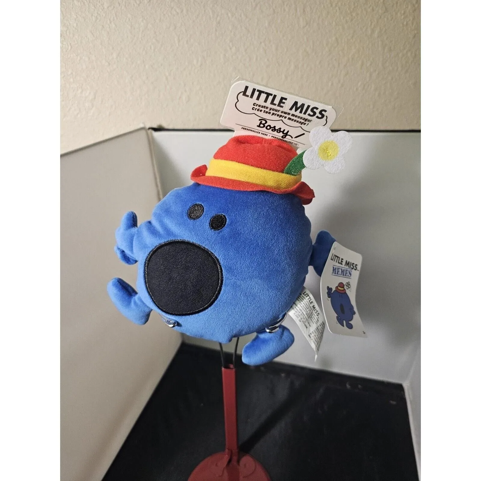 Product image for 2023 *LITTLE MISS MEMES* Bossy 6" Blue Stuffed Plush S1