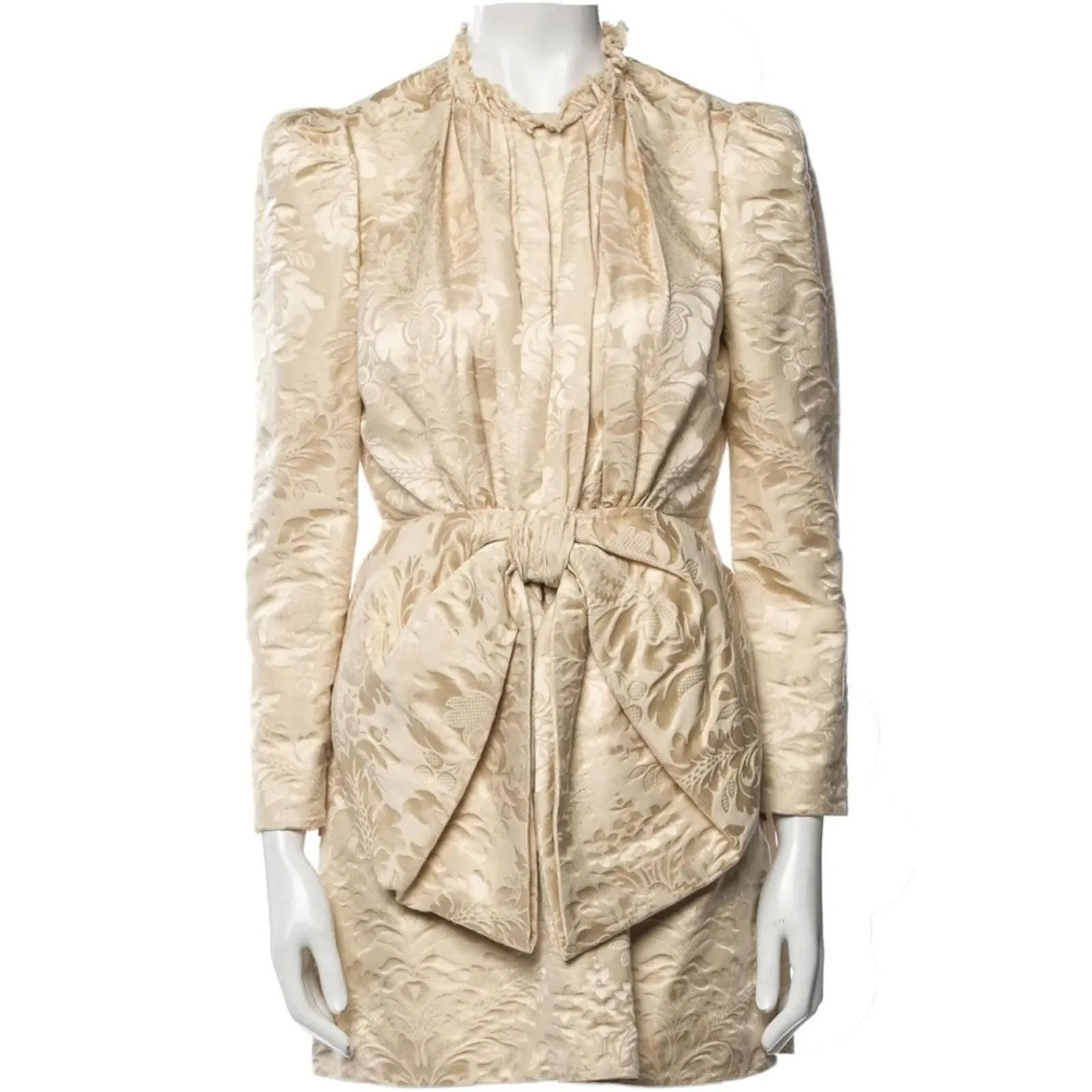 Product image for GUCCI Romantic Flower Jacquard A-Line Dress Mini Dres, S/US4/IT40