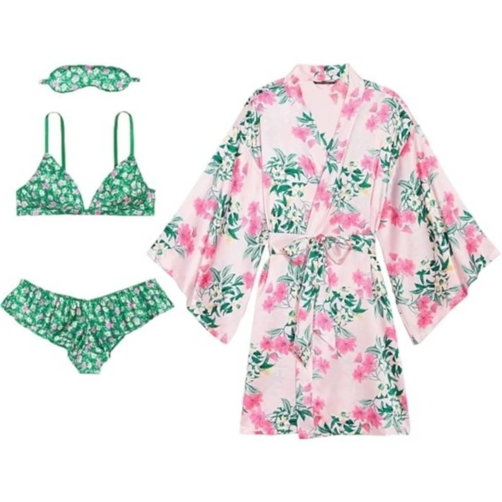 Product image for VICTORIA'S SECRET Very Sexy 4-Piece Silk Gift Set w/ Tags, XS