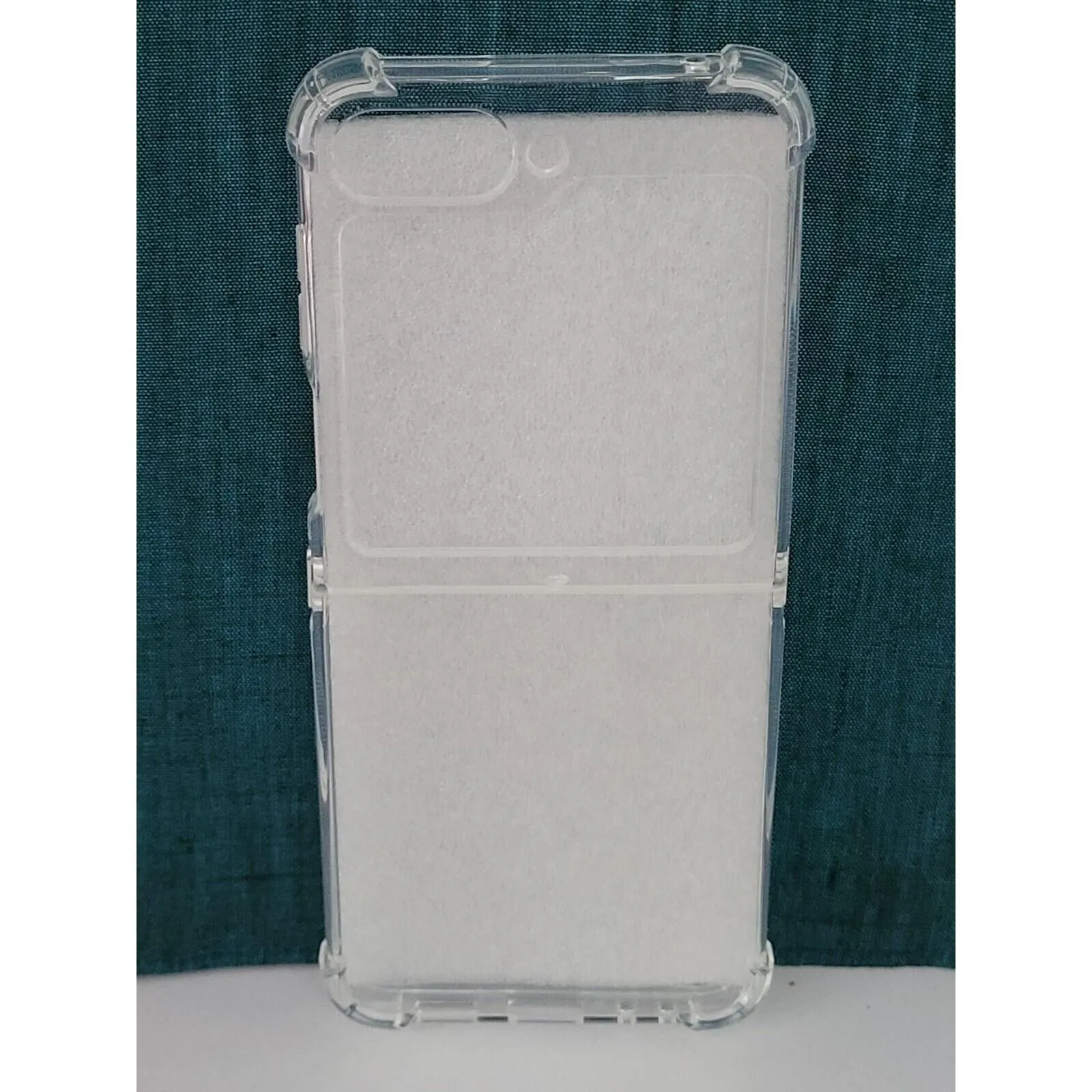 Product image for For Samsung Galaxy Z Flip 5 5G Case Clear Slim Soft Shockproof Flip Phone Cover