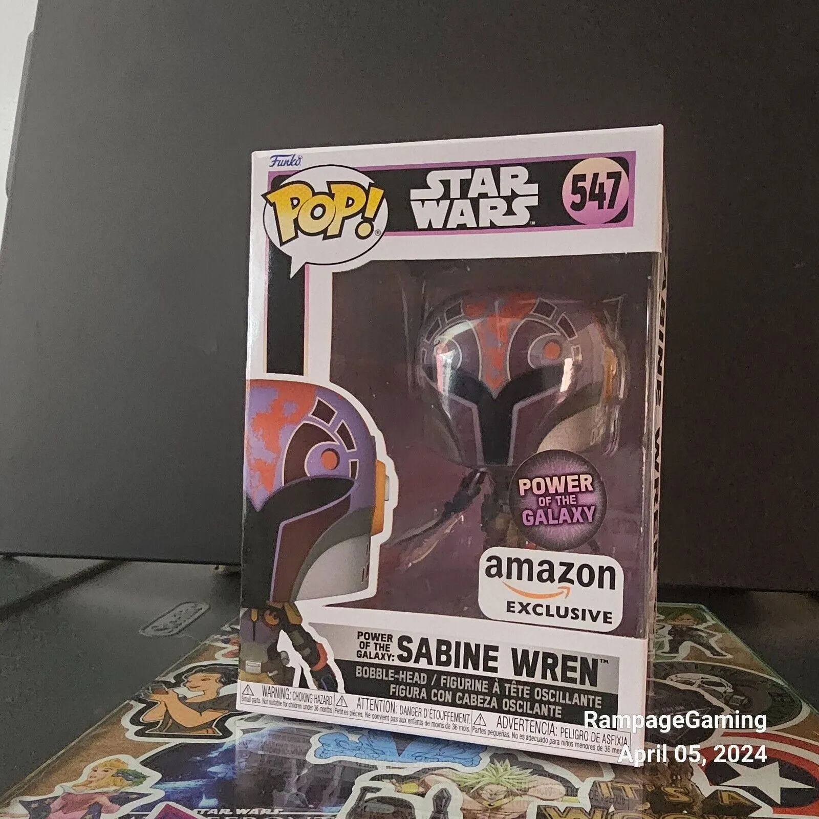 Product image for Sabine Wren Dark Saber Funko Pop Figure 547 Star Wars Rebels Mandalorian Galaxy