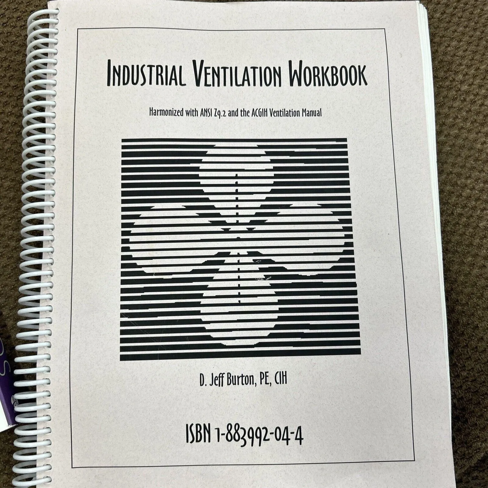 Product image for Industrial Ventilation Workbook by D. Jeff Burton (1989 Spiral Bound)