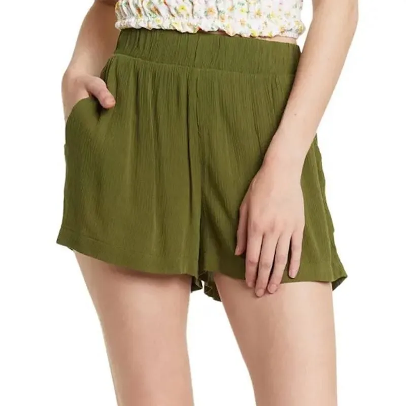 Product image for Abound Easy Shorts in Green, Size 1X