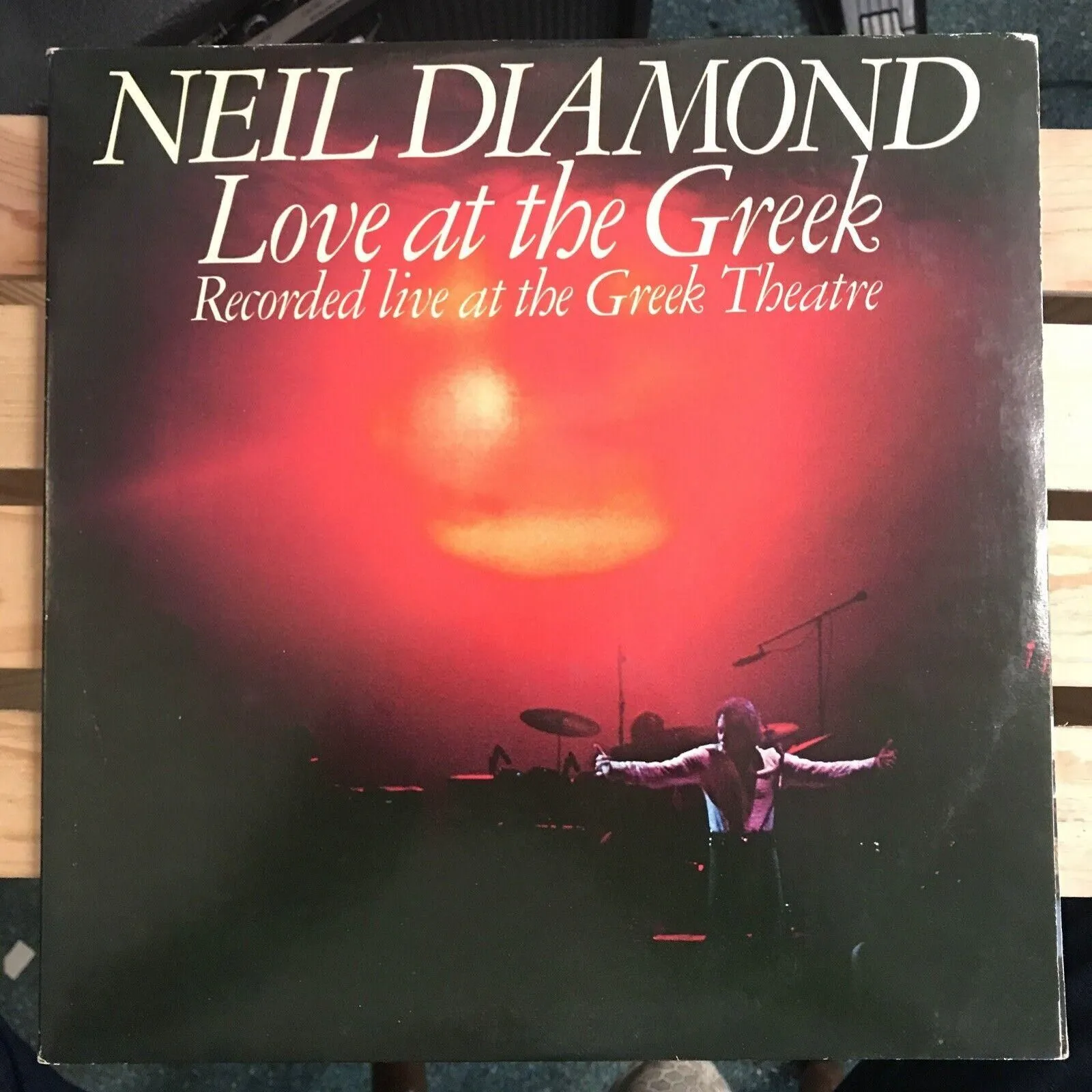 Product image for Neil Diamond "Love At The Greek" 1977 Pop, 2-LP Set, Orig Columbia