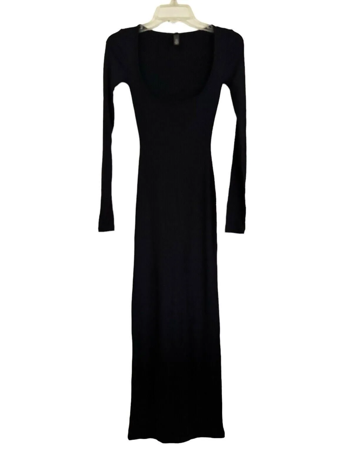 fitted lace wedding dress Skims soft lounge long sleeve dress – OH Rents main image 1