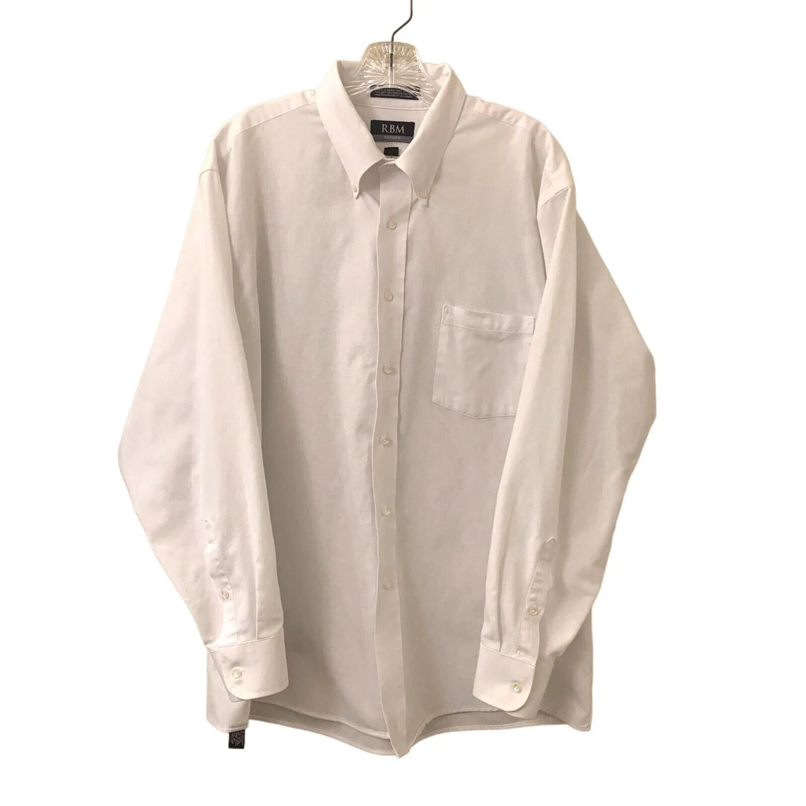 dress shirt sleeve length 34/35 Stafford Dress Shirt Men 17 34-35 Classic Fit Long Sleeve Button Up Solid  Orange