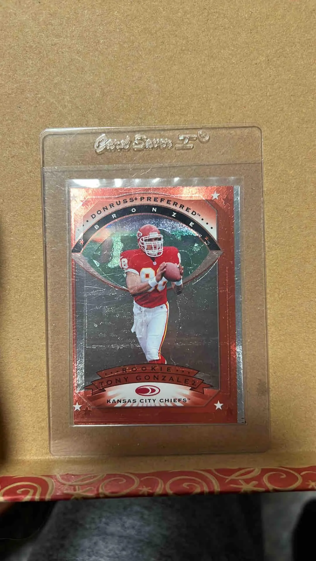 Product image for Tony Gonzalez Bronze Rookie Card
